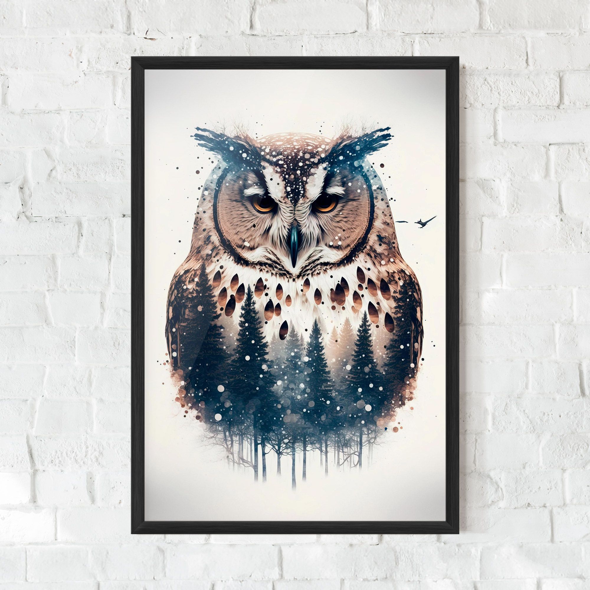 Owl Portrait mockup 0