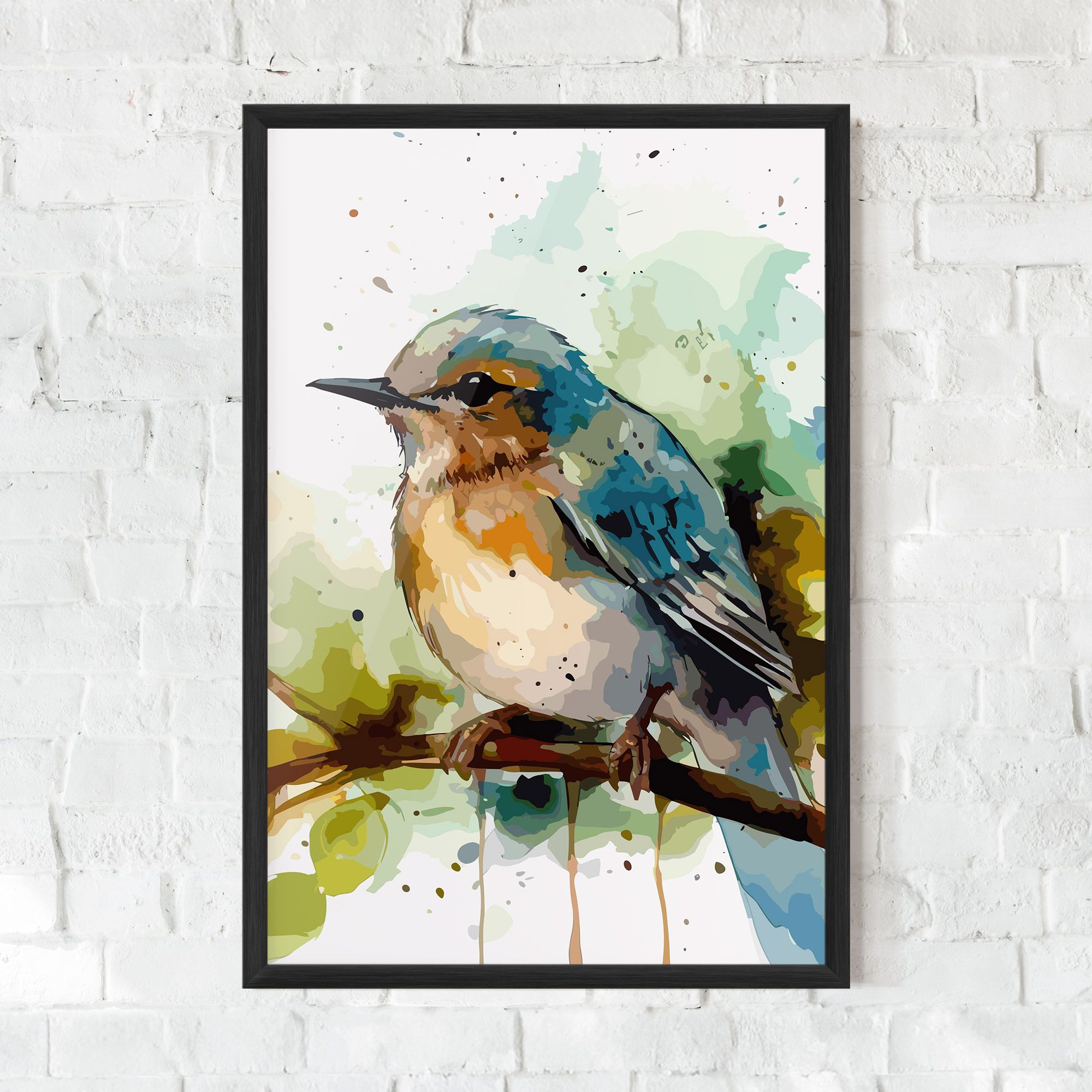 Pretty Blue Bird mockup 0