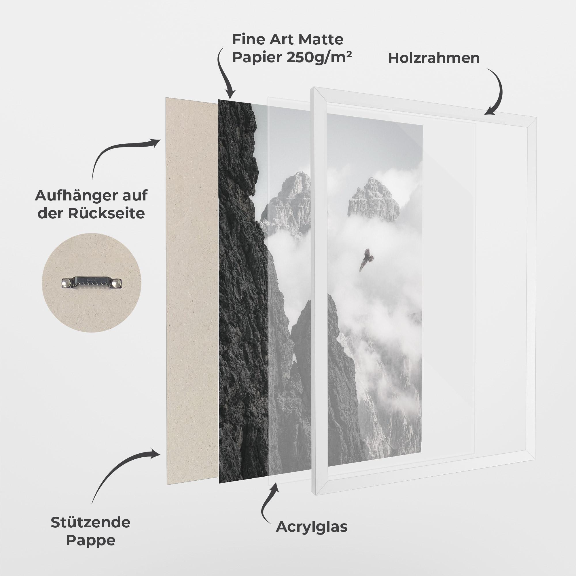 Gerahmte Poster Mountain Eagle mockup 1