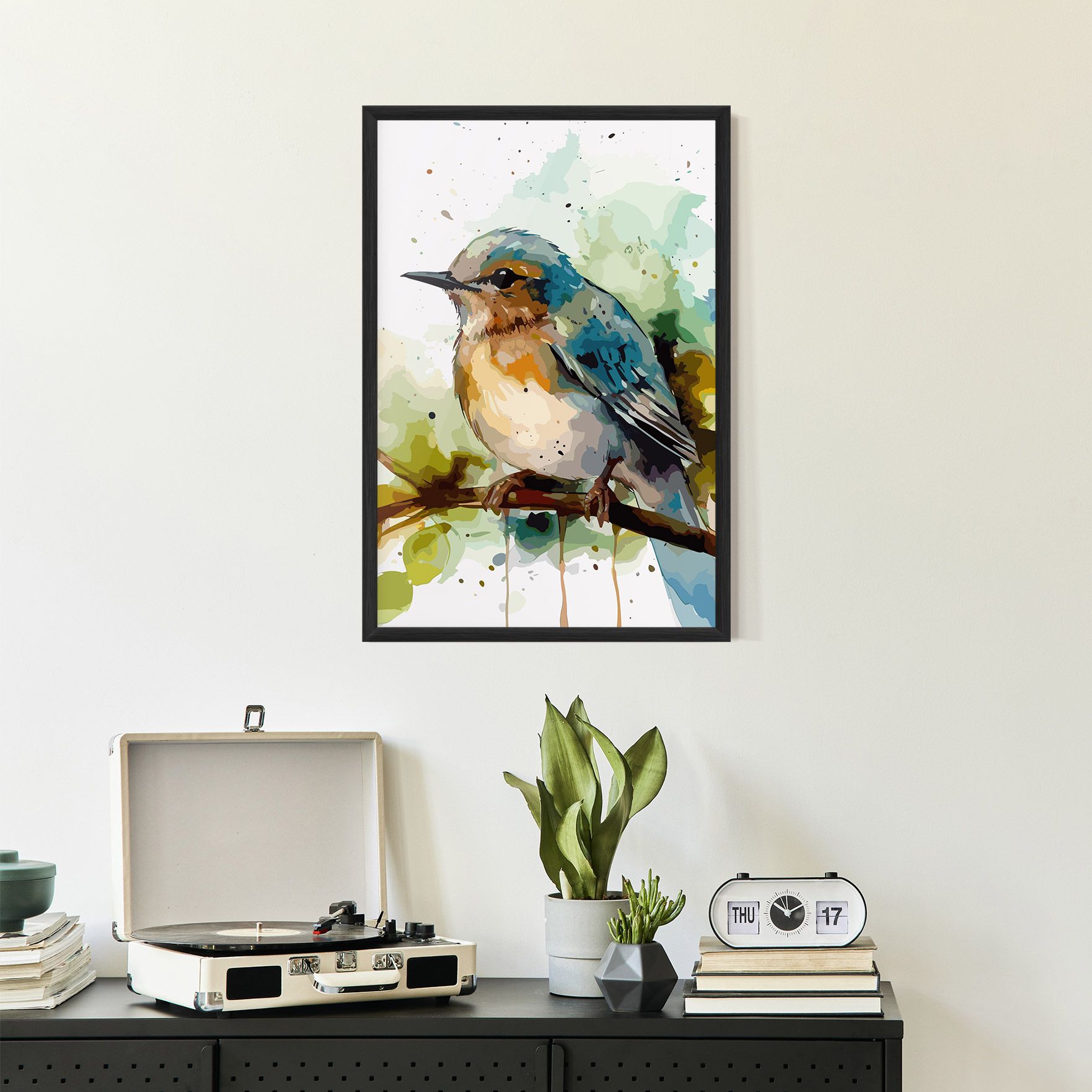 Pretty Blue Bird mockup 2
