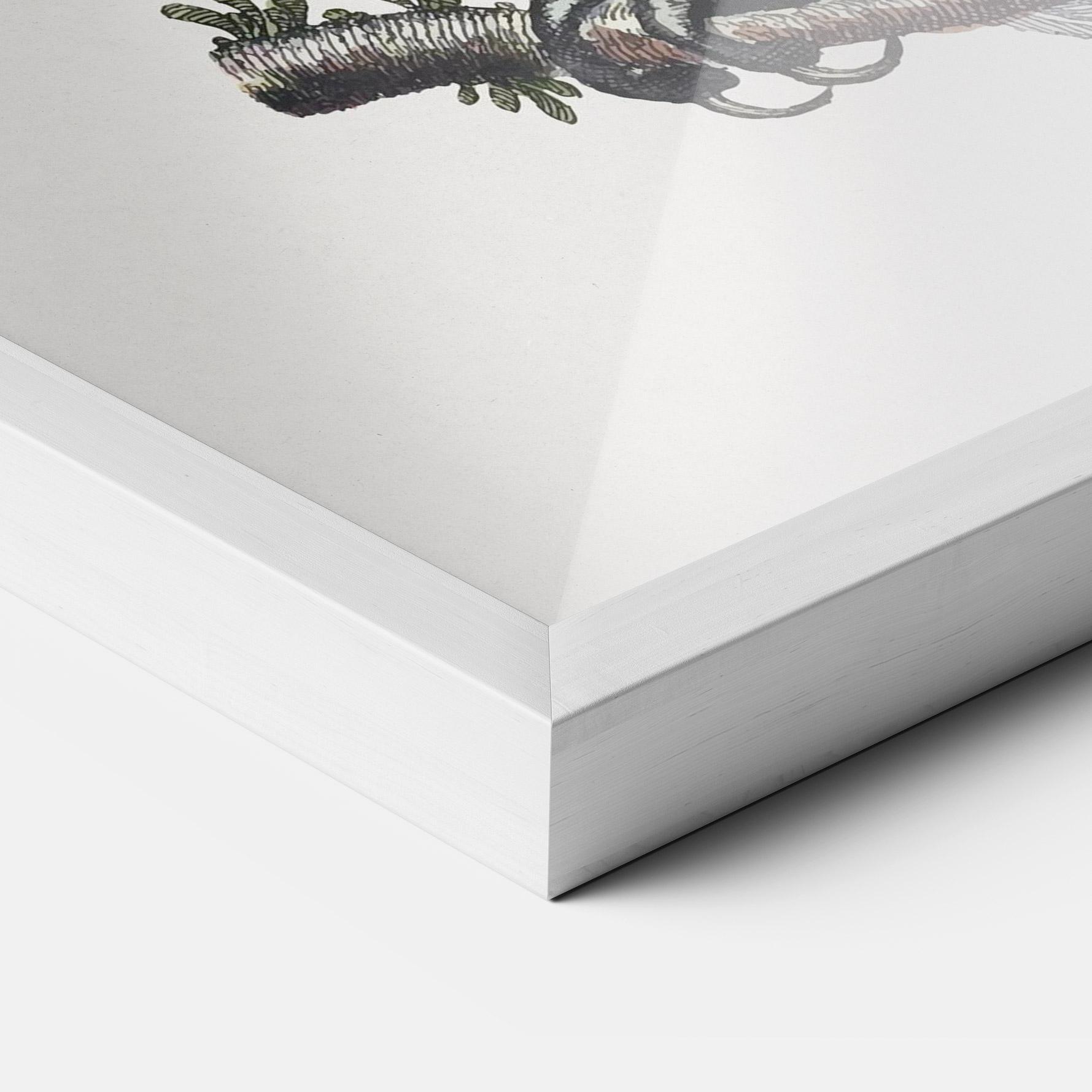 Gerahmte Poster Interesting Bird mockup 3