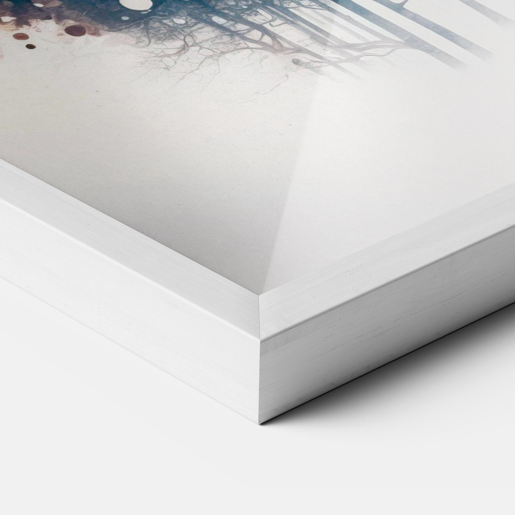 Gerahmte Poster Owl Portrait mockup 3