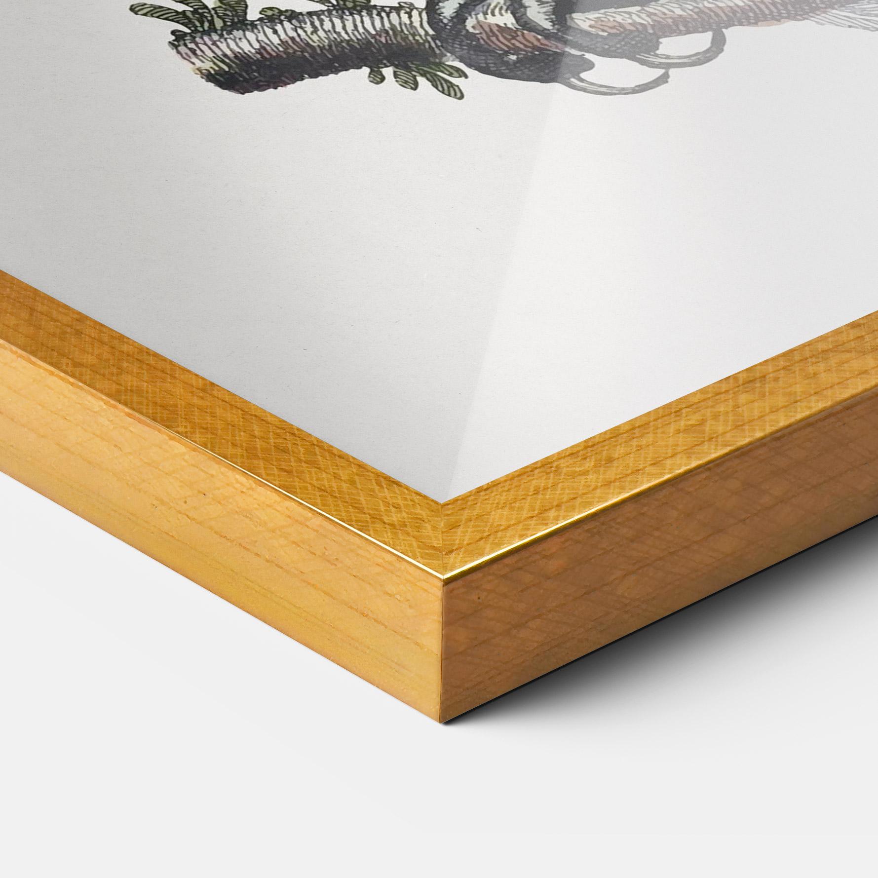 Gerahmte Poster Interesting Bird mockup 3