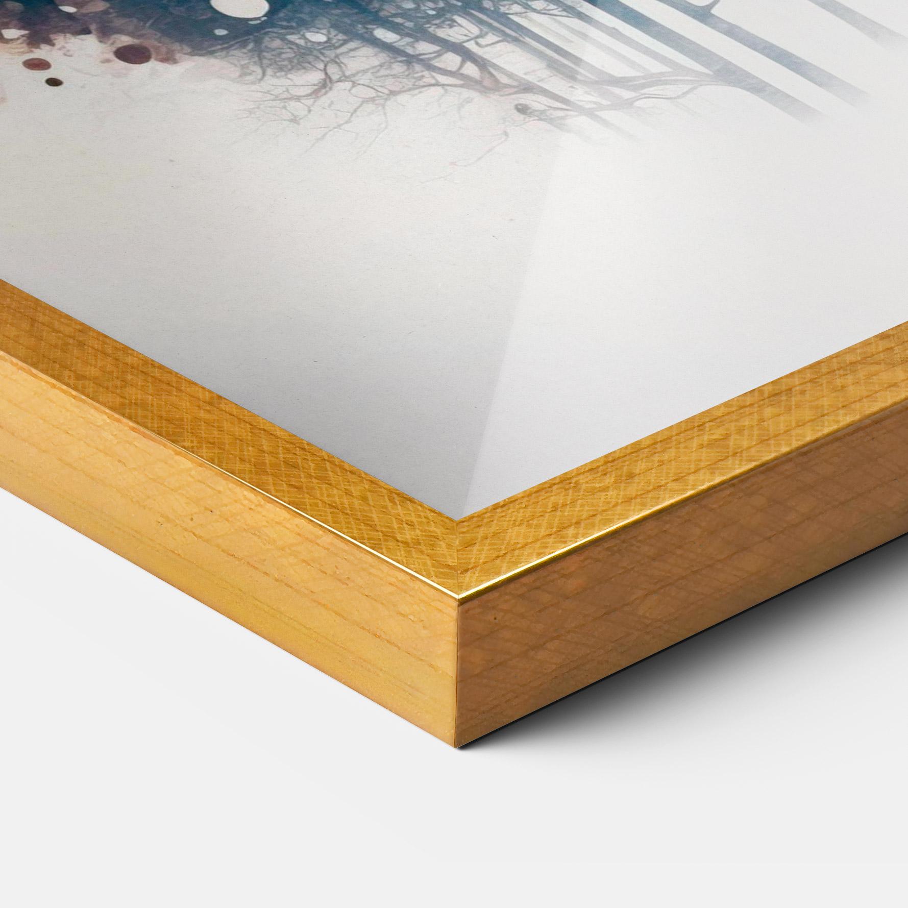 Gerahmte Poster Owl Portrait mockup 3