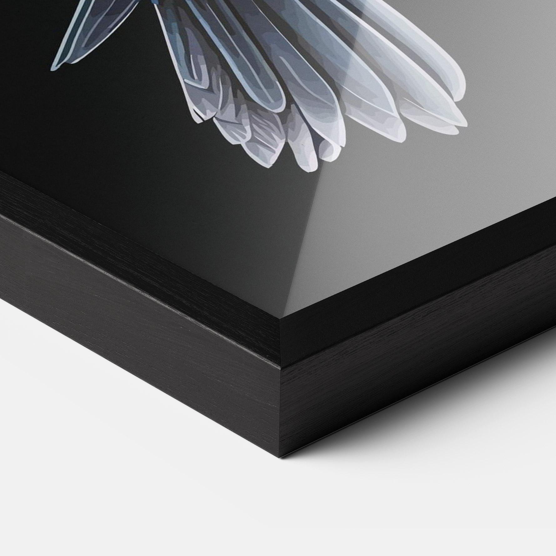 Gerahmte Poster Green Hummingbird mockup 3