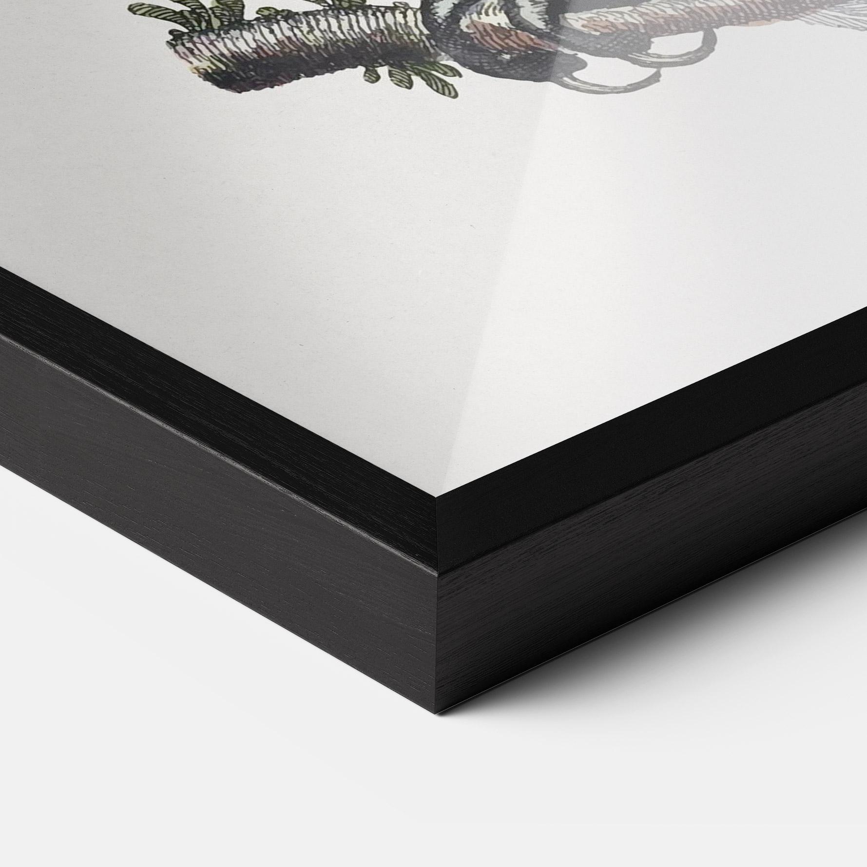 Gerahmte Poster Interesting Bird mockup 3