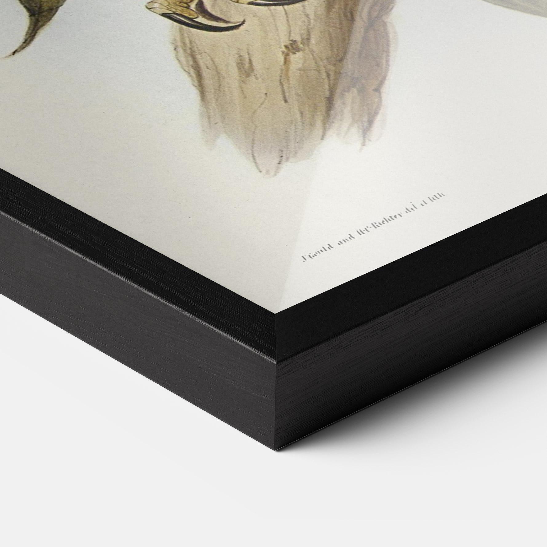 Gerahmte Poster Owl Family mockup 3