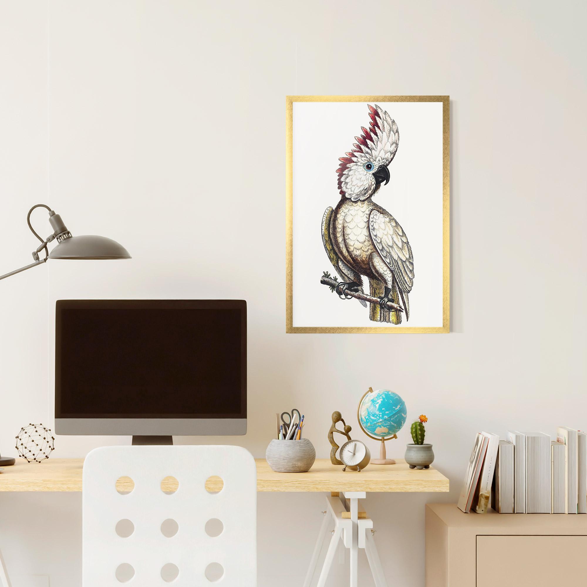 Gerahmte Poster Interesting Bird mockup 6