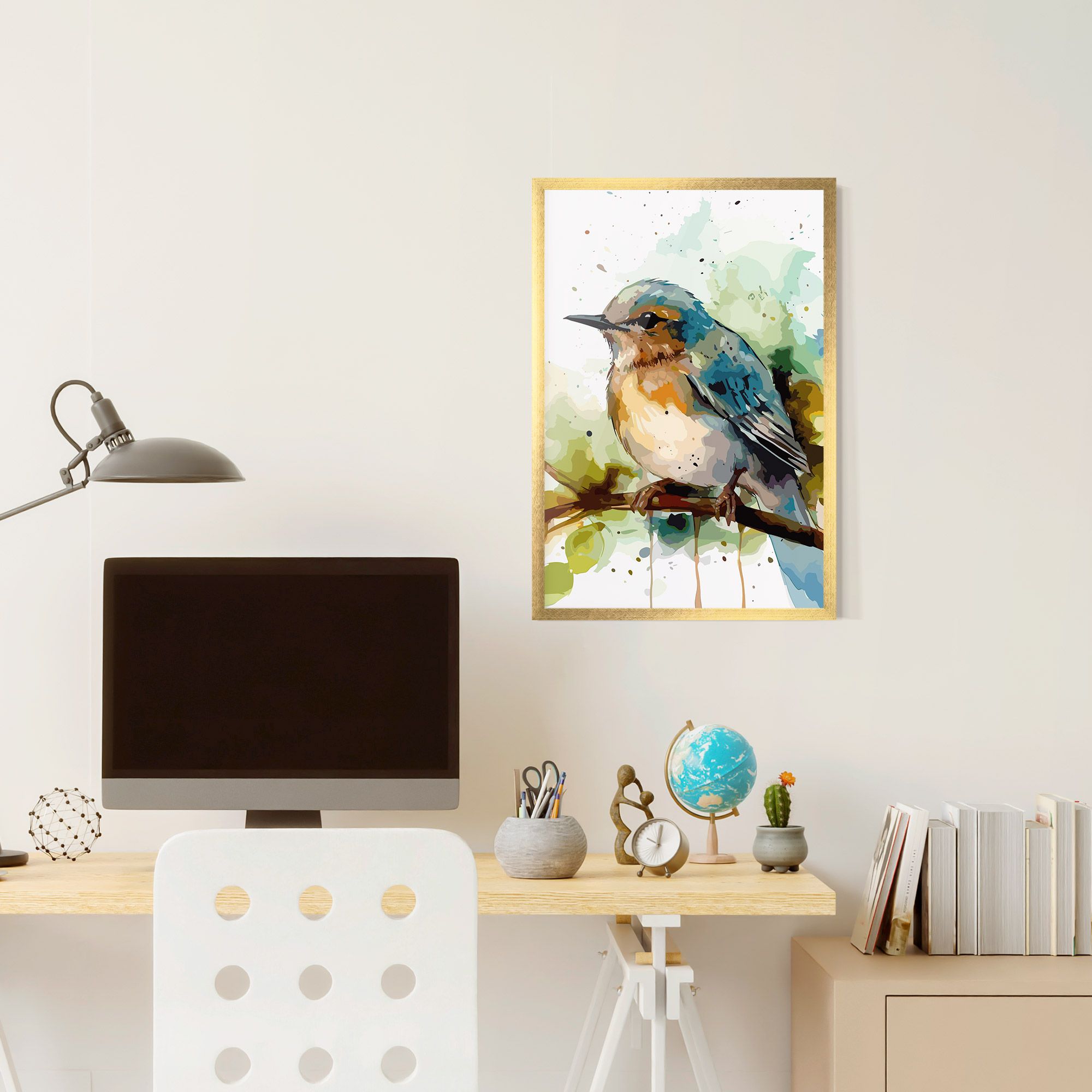 Pretty Blue Bird mockup 6