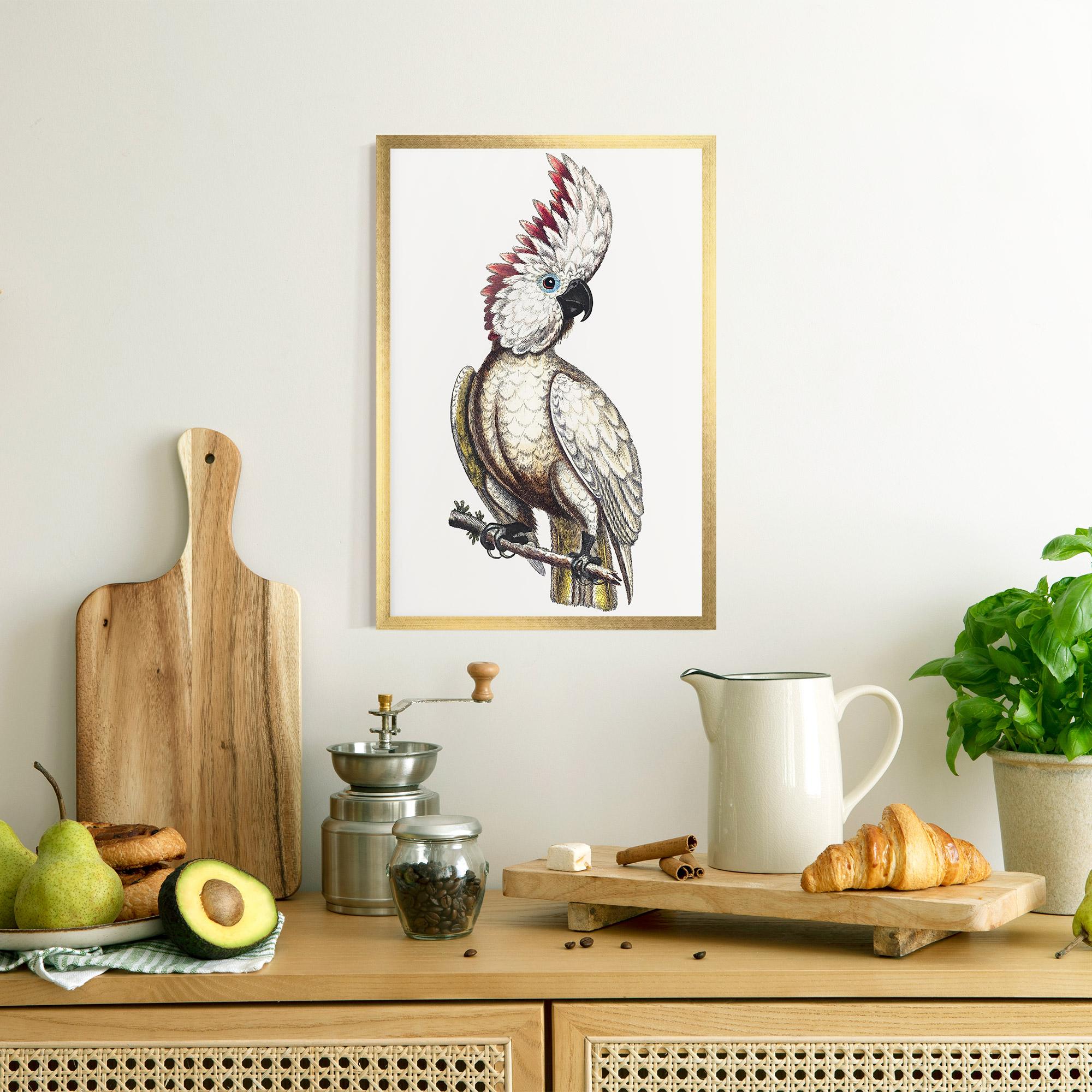 Gerahmte Poster Interesting Bird mockup 8