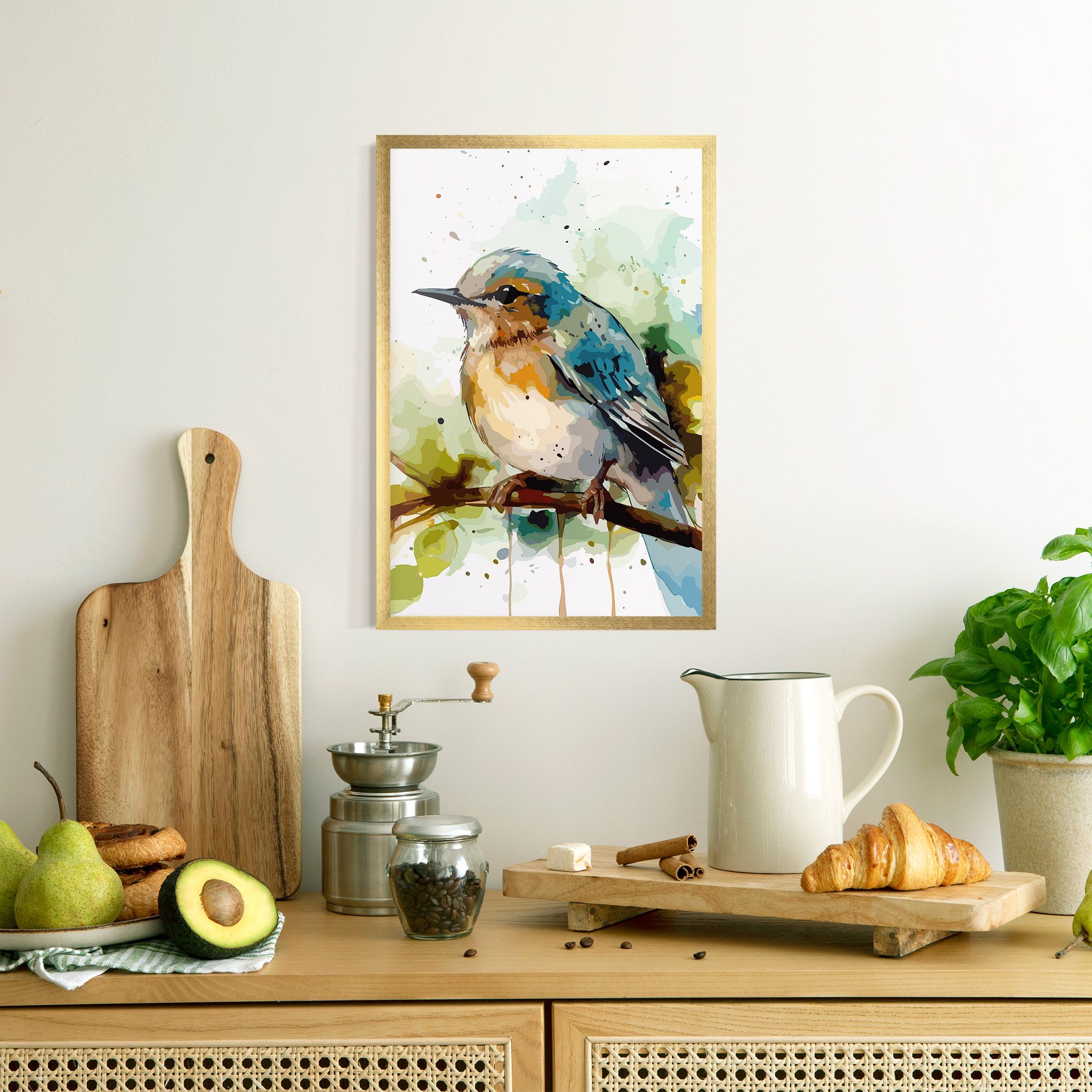 Pretty Blue Bird mockup 8