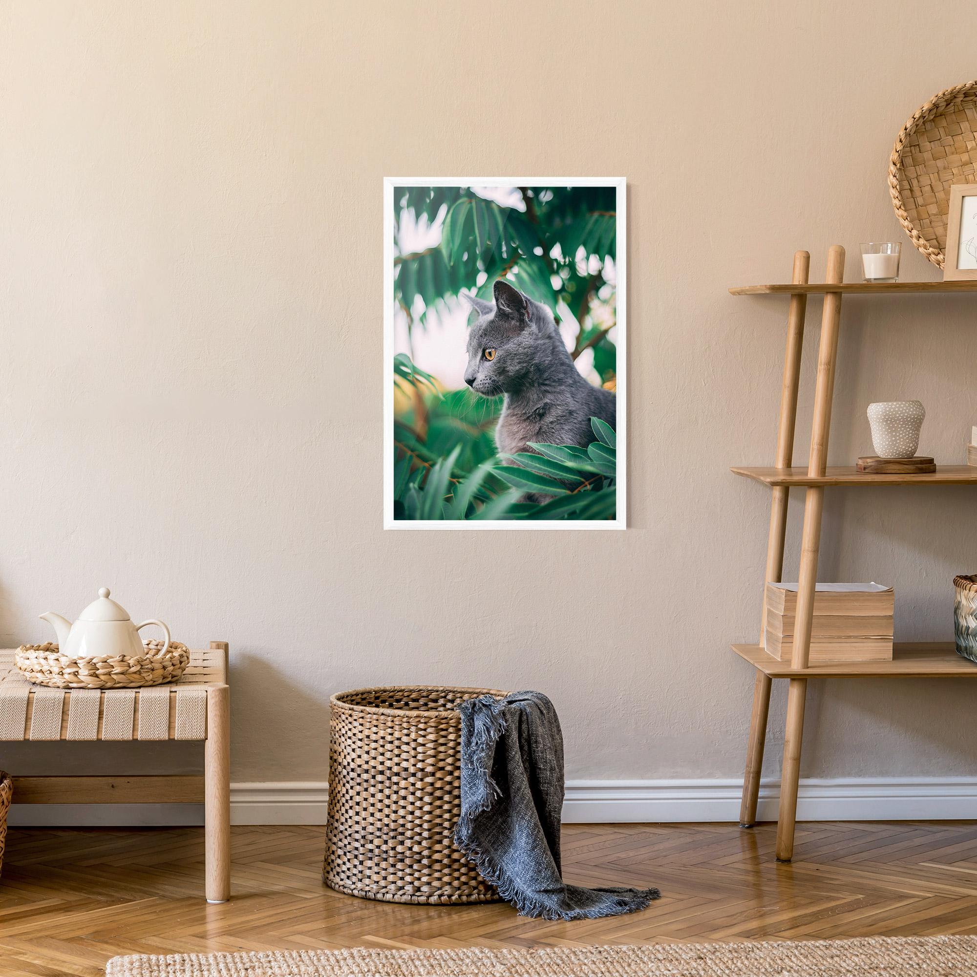 Gerahmte Poster Cat Tree mockup 9