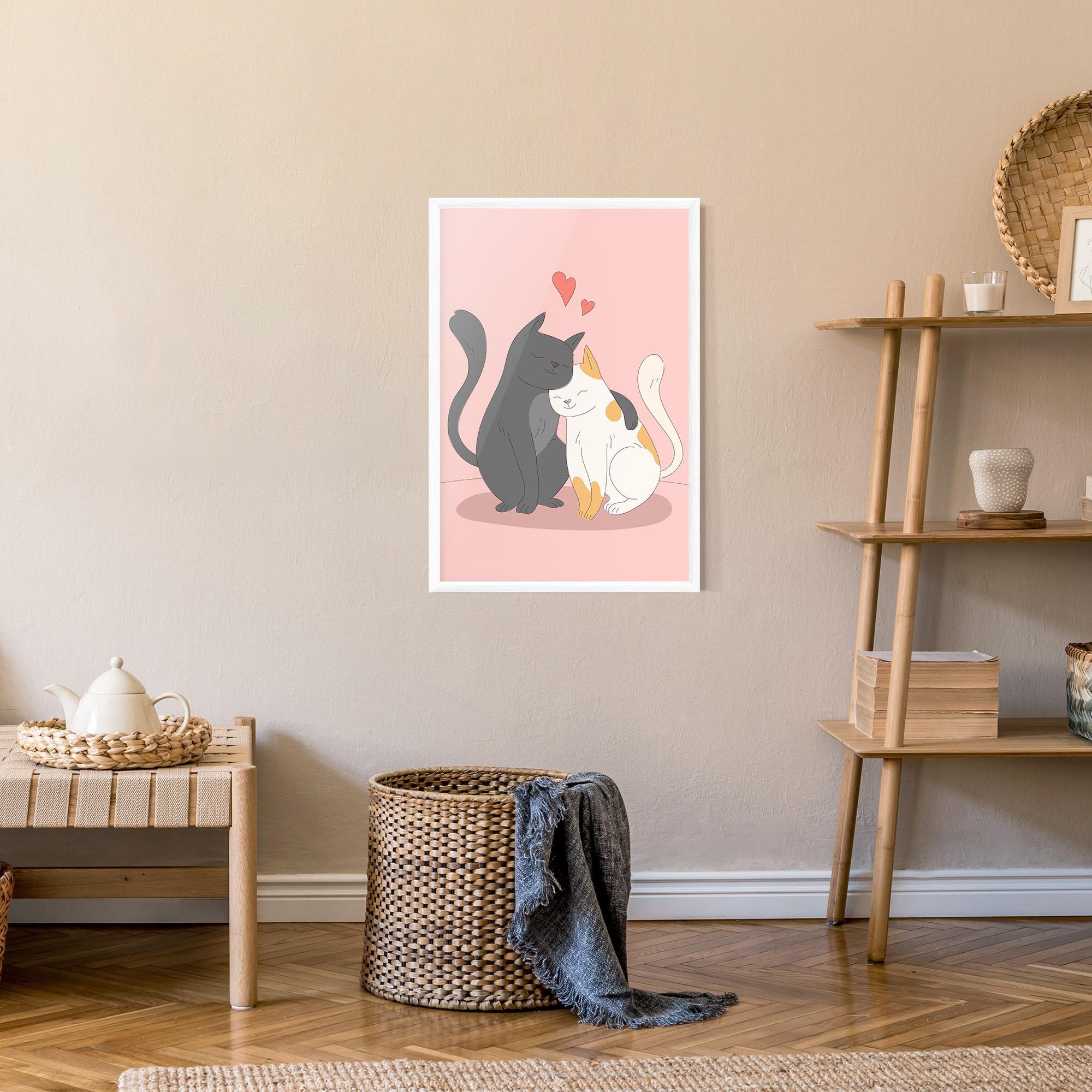 Gerahmte Poster Lover Cats mockup 9