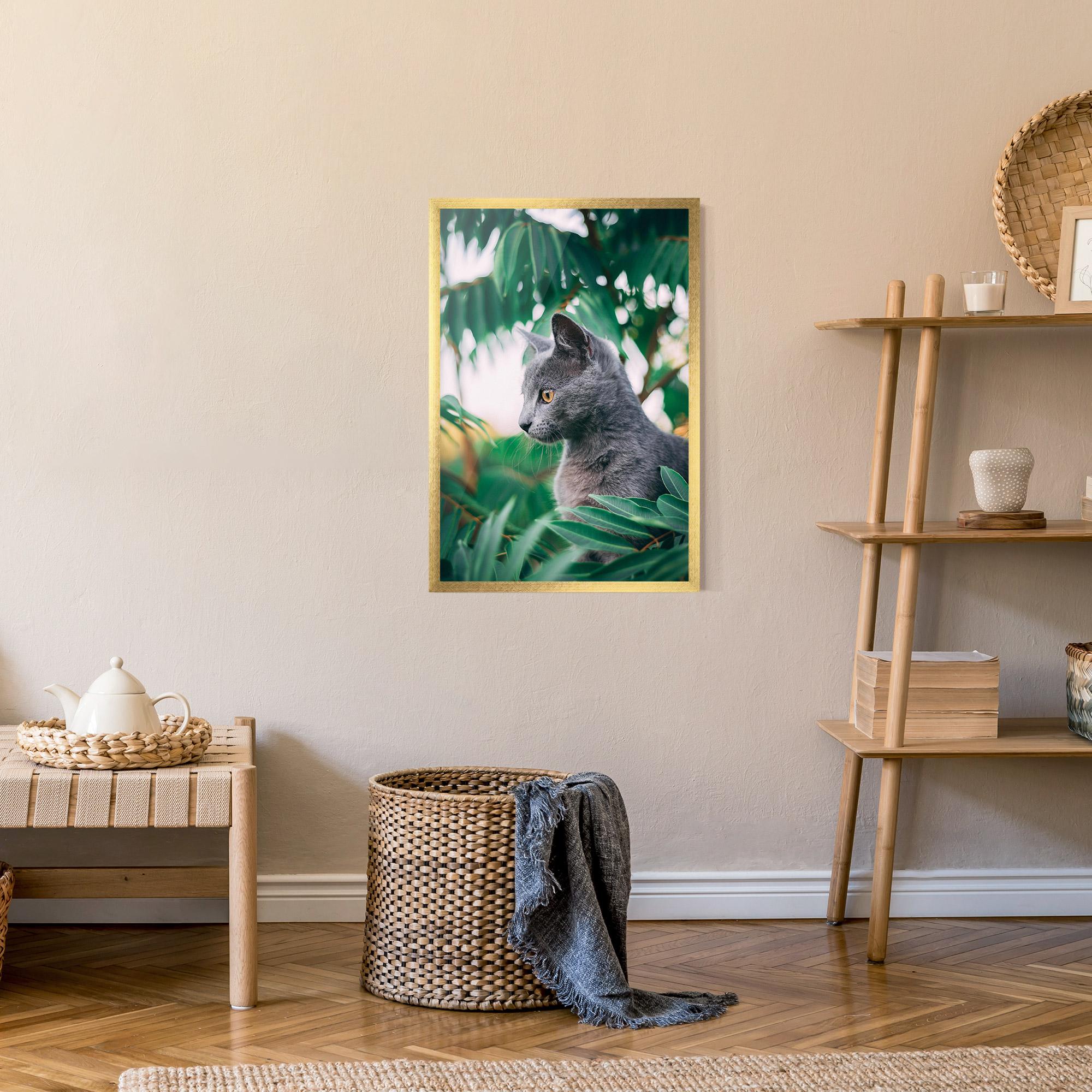 Gerahmte Poster Cat Tree mockup 9