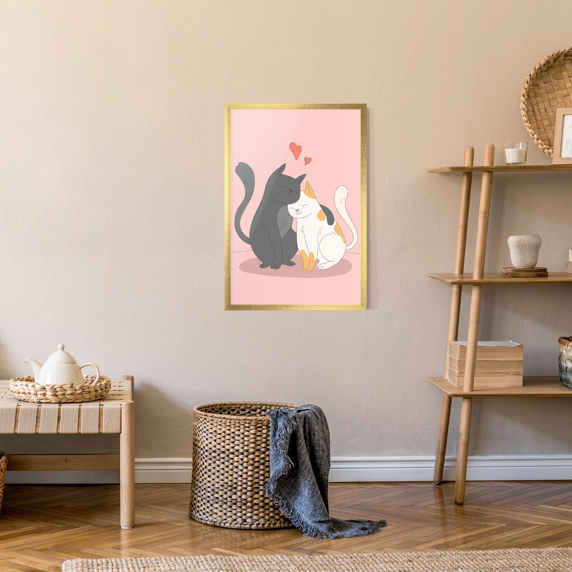Gerahmte Poster Lover Cats mockup 9