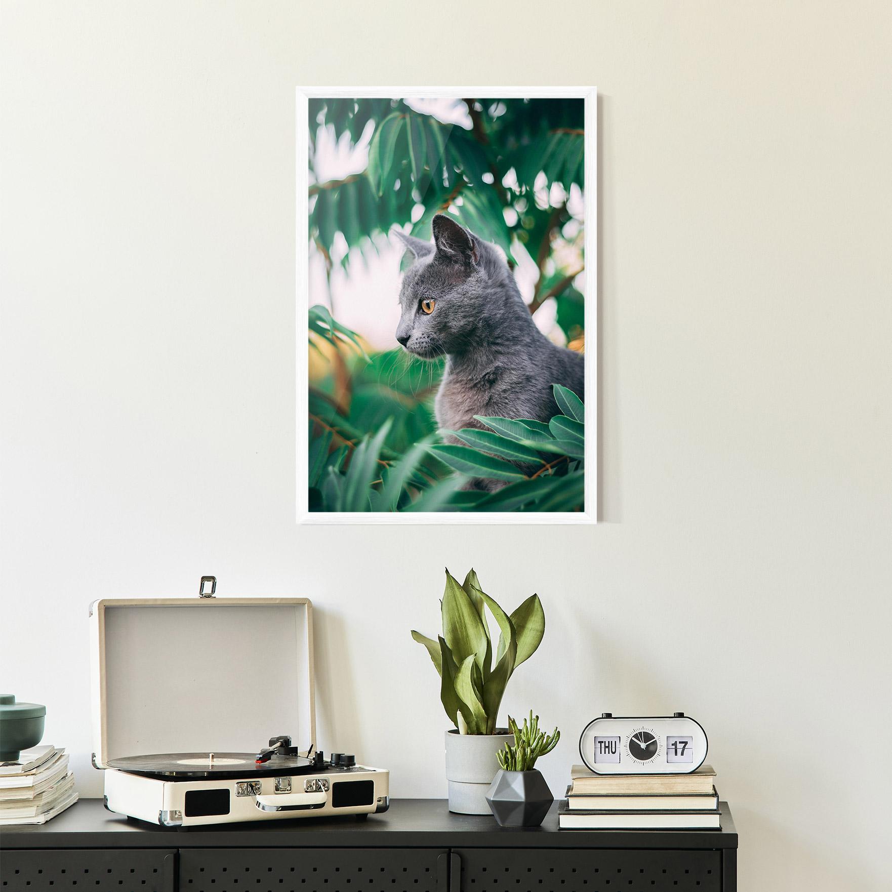 Gerahmte Poster Cat Tree mockup 2