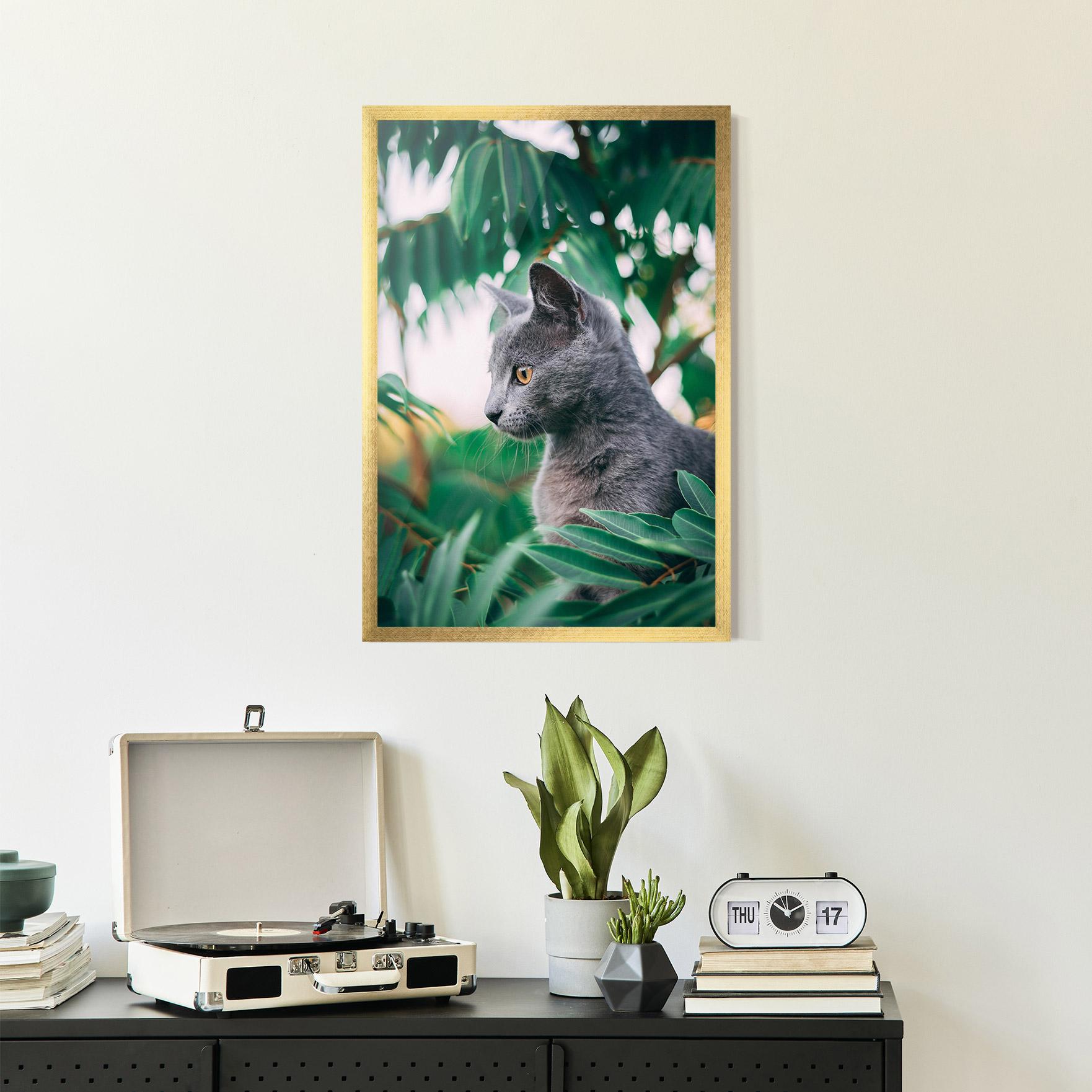 Gerahmte Poster Cat Tree mockup 2