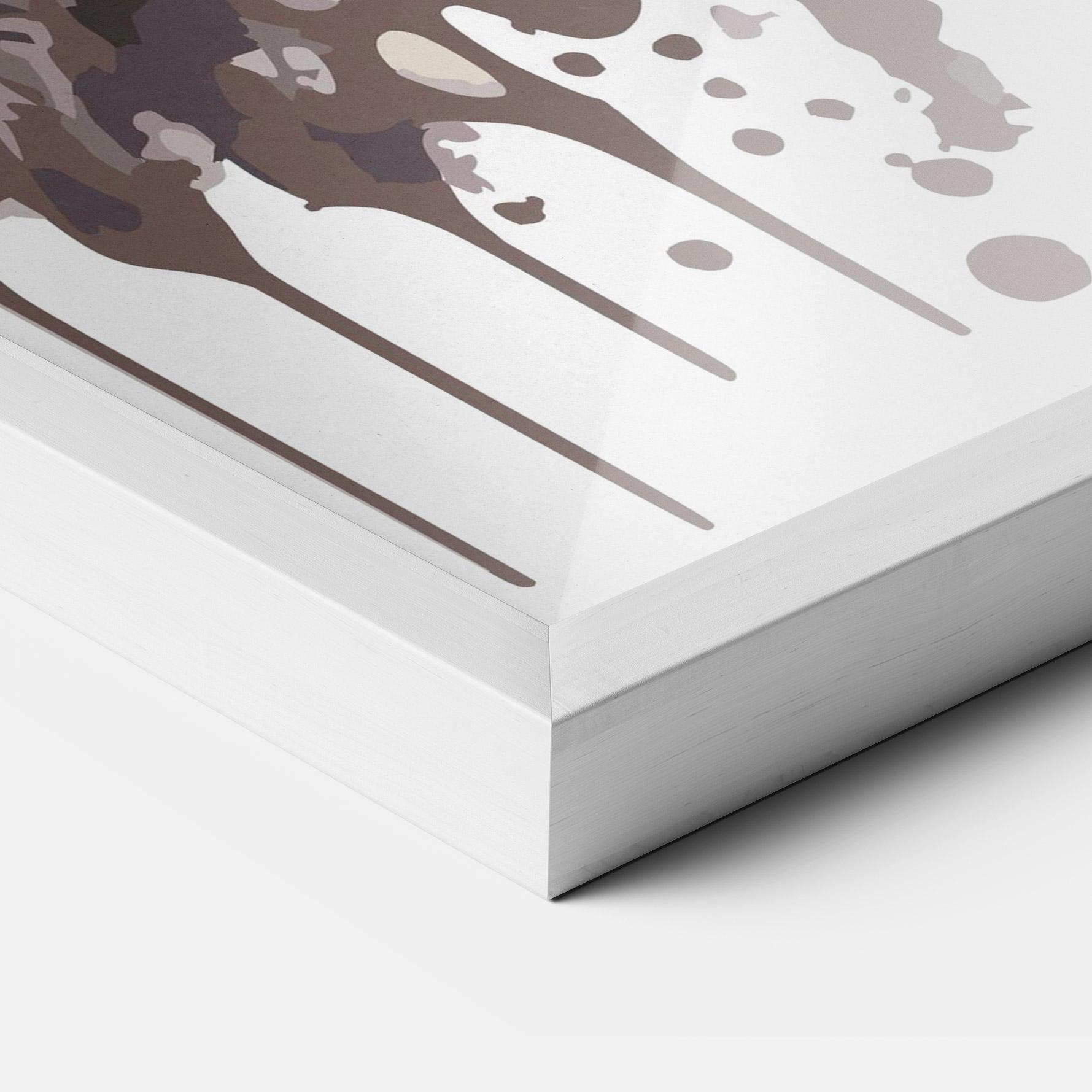 Gerahmte Poster Blue Eyes Cat mockup 3