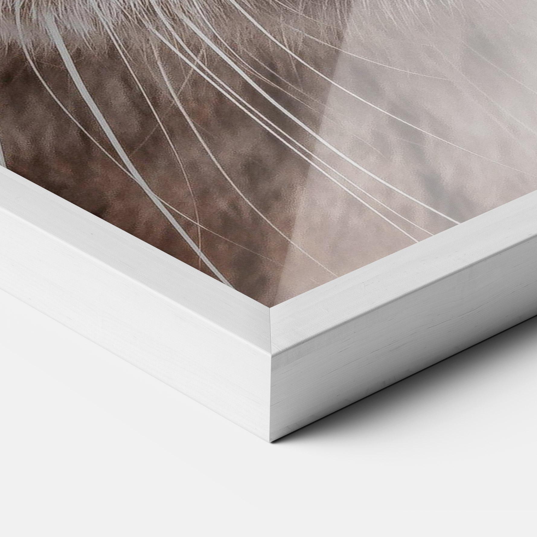 Gerahmte Poster Fire Eyes Cat mockup 3