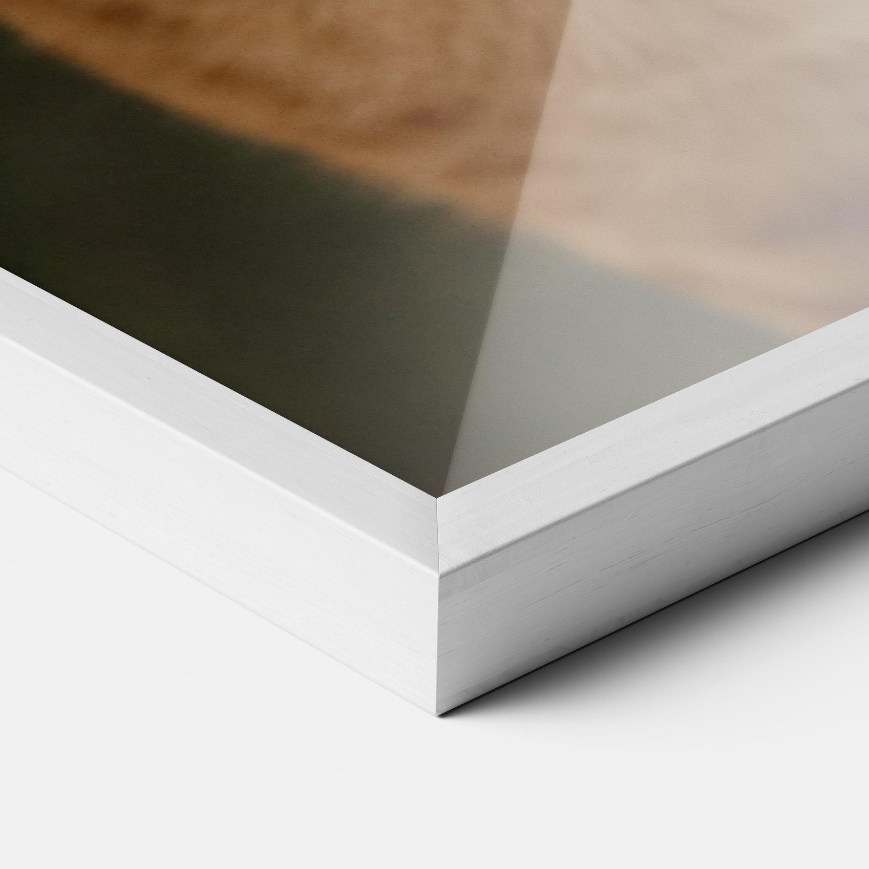 Gerahmte Poster Orange Cat Smiling mockup 3