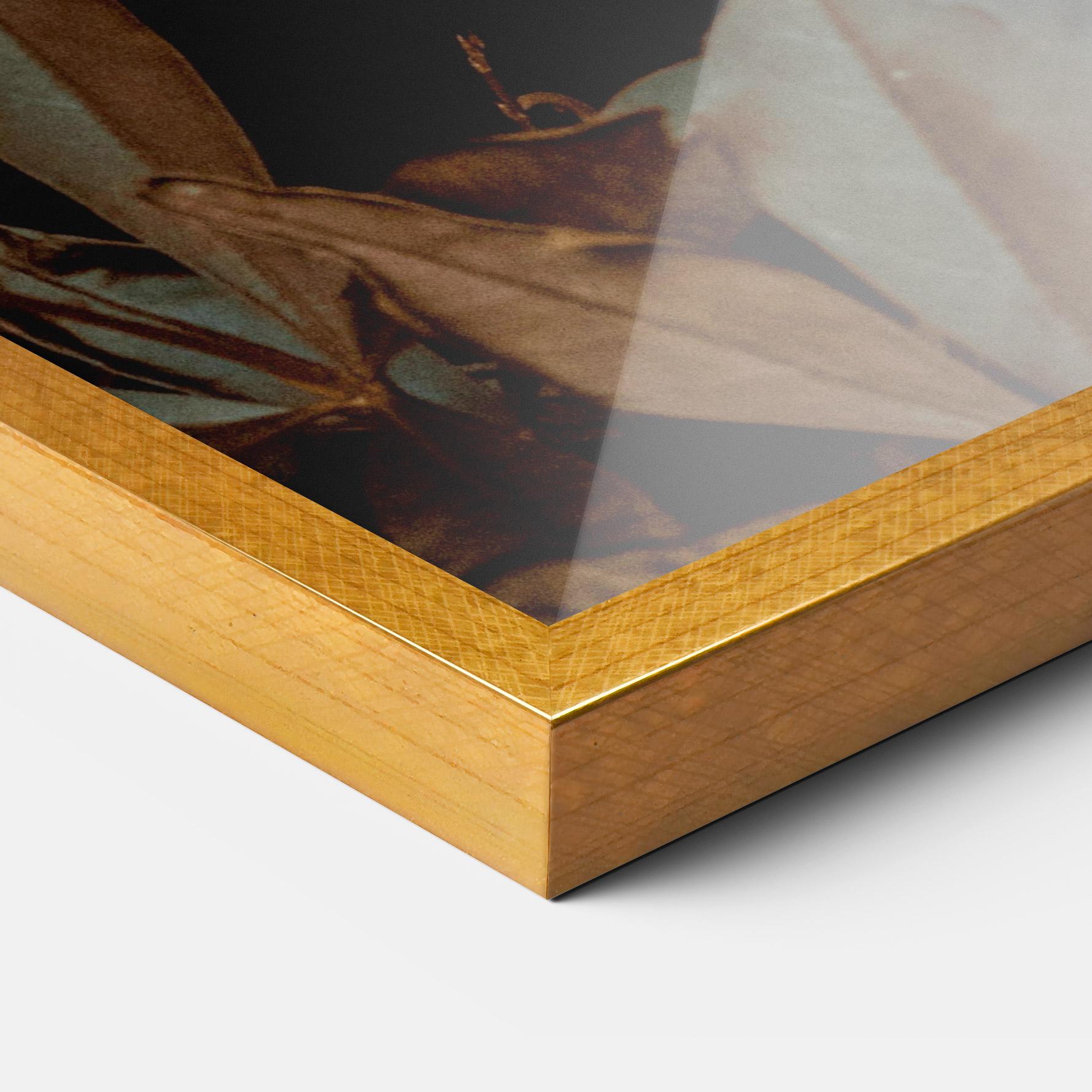 Gerahmte Poster Autumn Orange Cat mockup 3