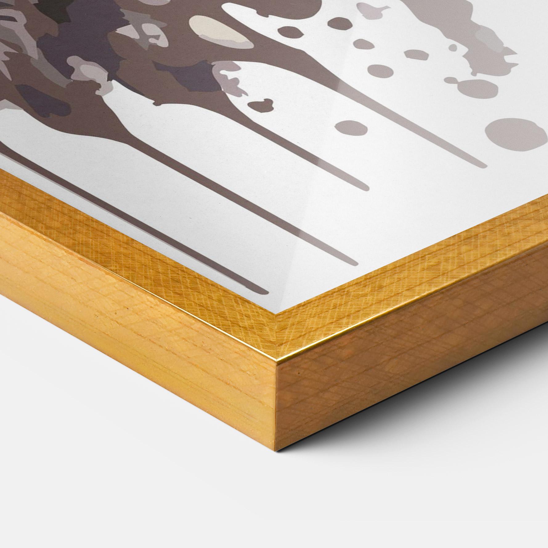 Gerahmte Poster Blue Eyes Cat mockup 3