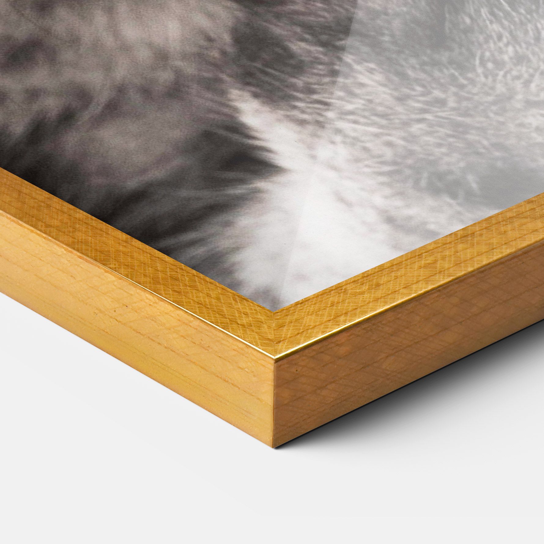 Green Eyes Close Up Cat mockup 3