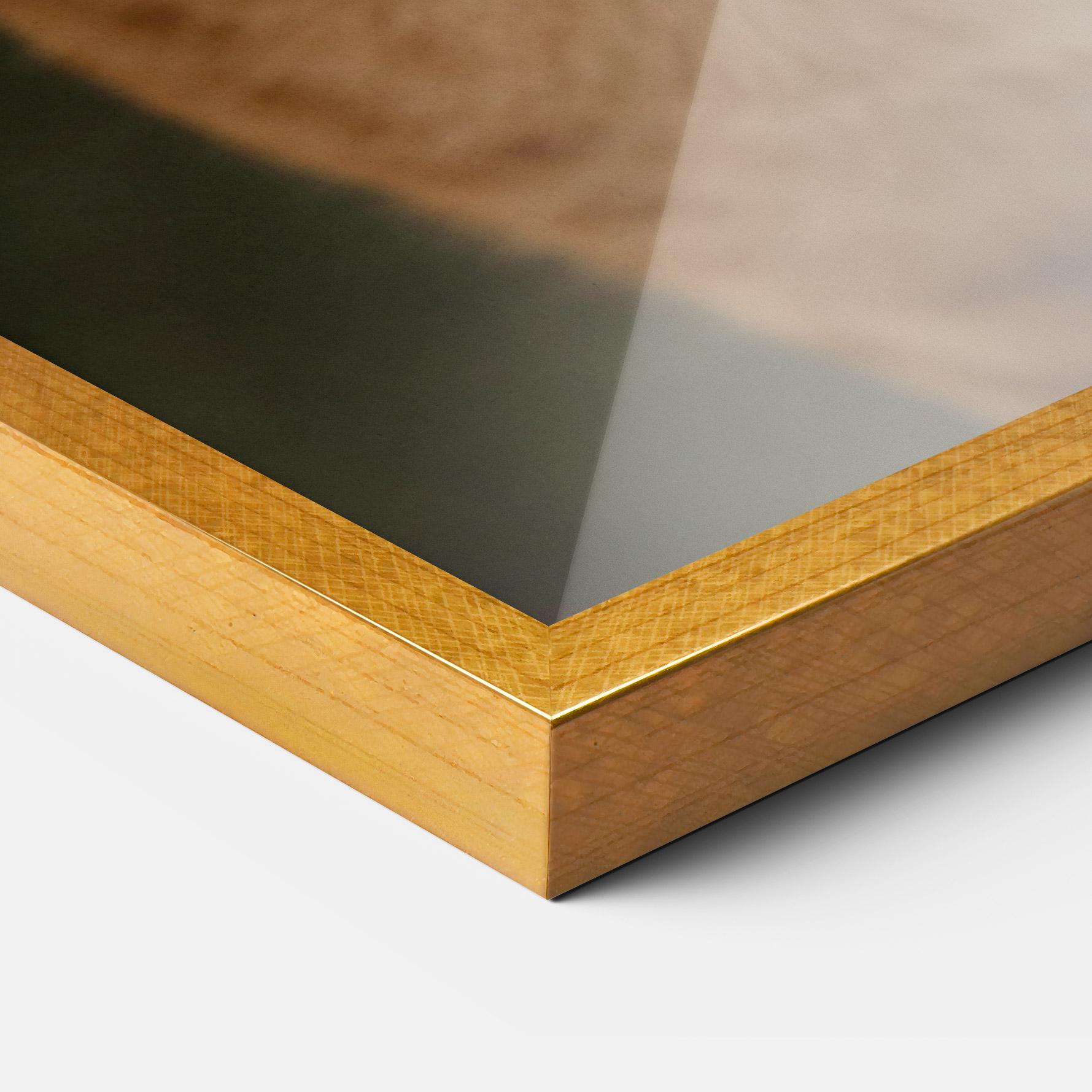 Gerahmte Poster Orange Cat Smiling mockup 3