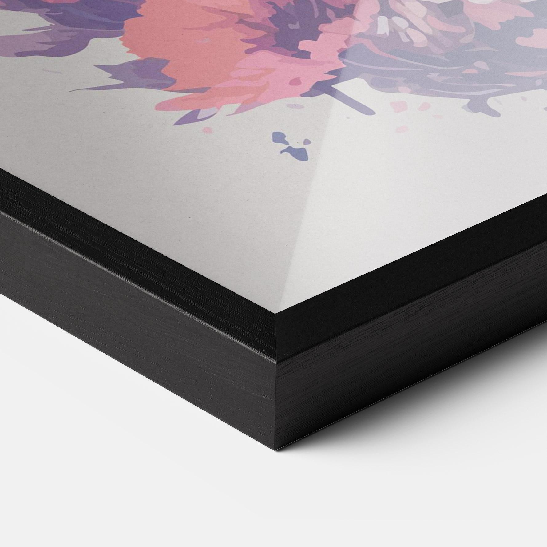 Gerahmte Poster Purple Cat mockup 3