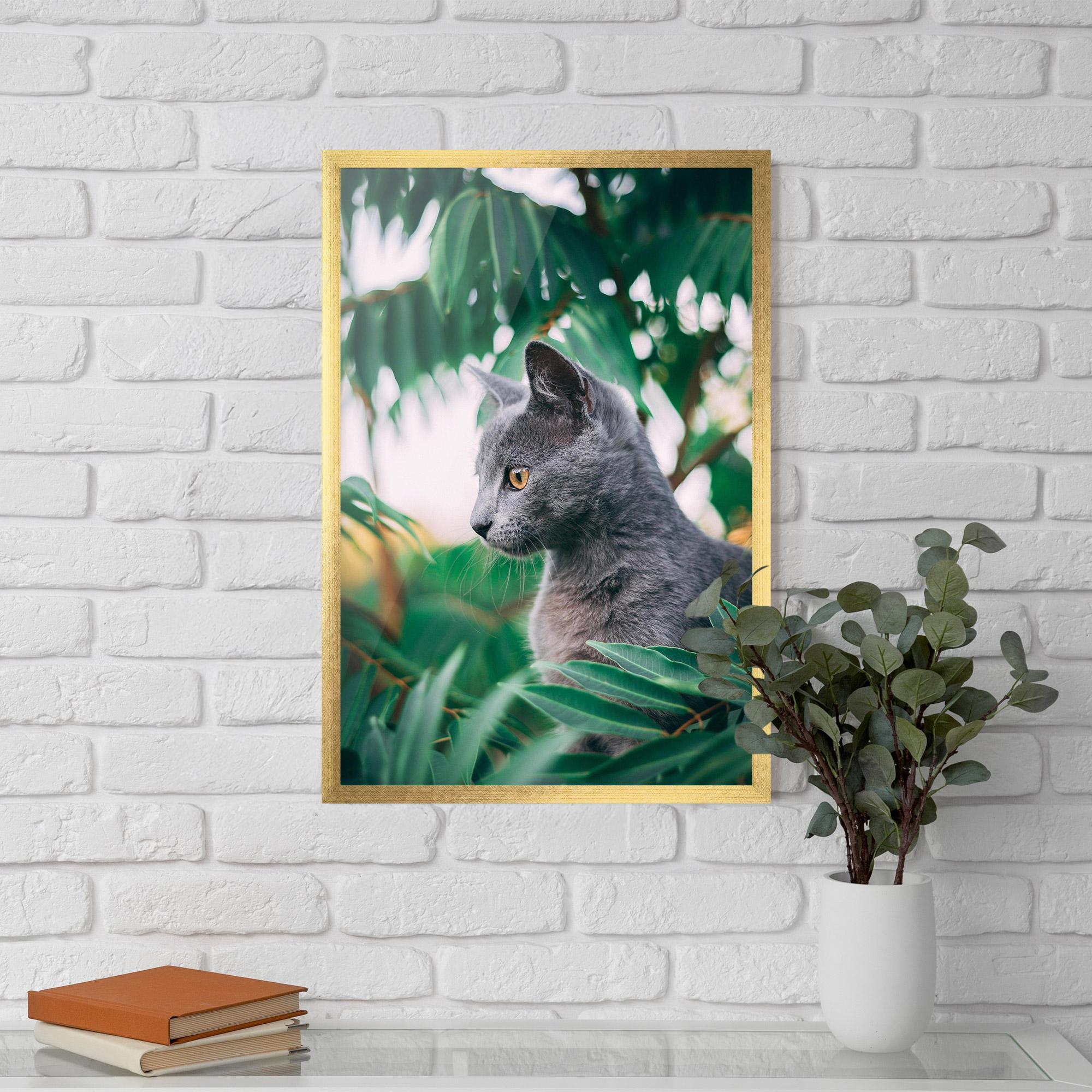 Gerahmte Poster Cat Tree mockup 5