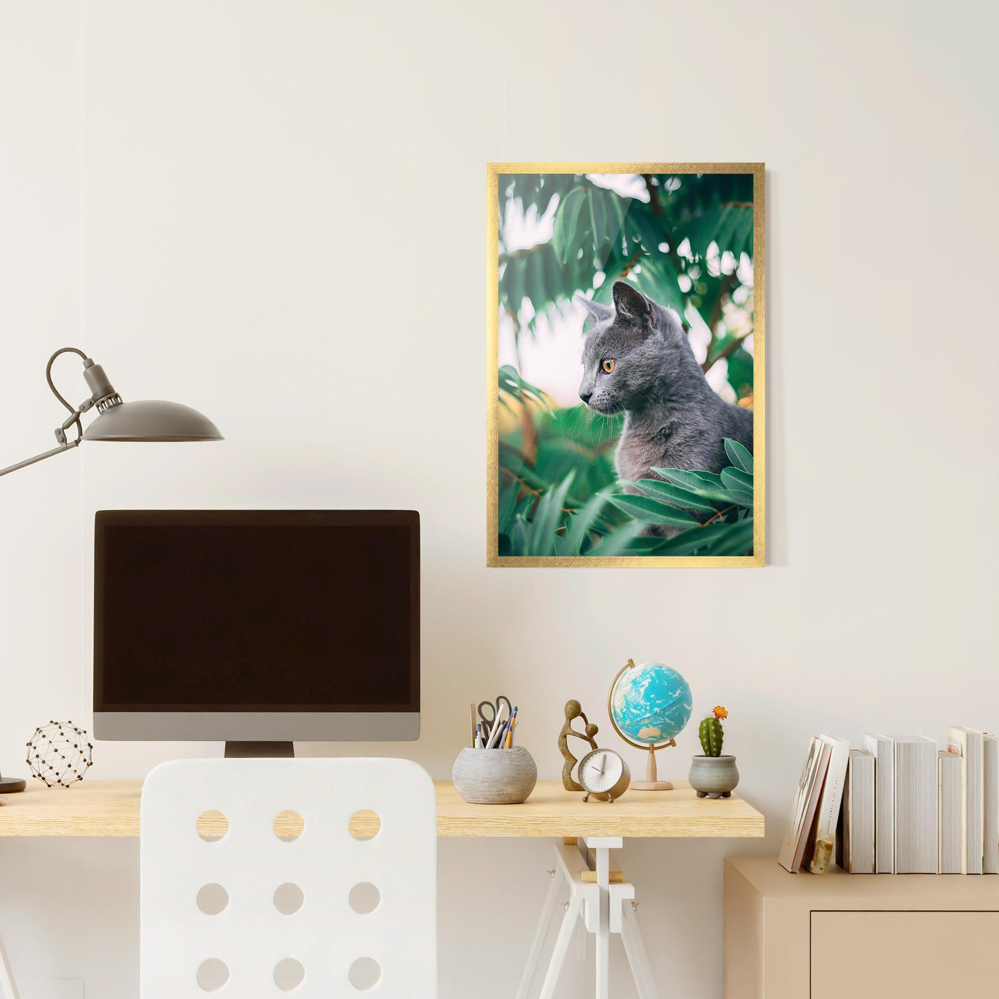 Gerahmte Poster Cat Tree mockup 6