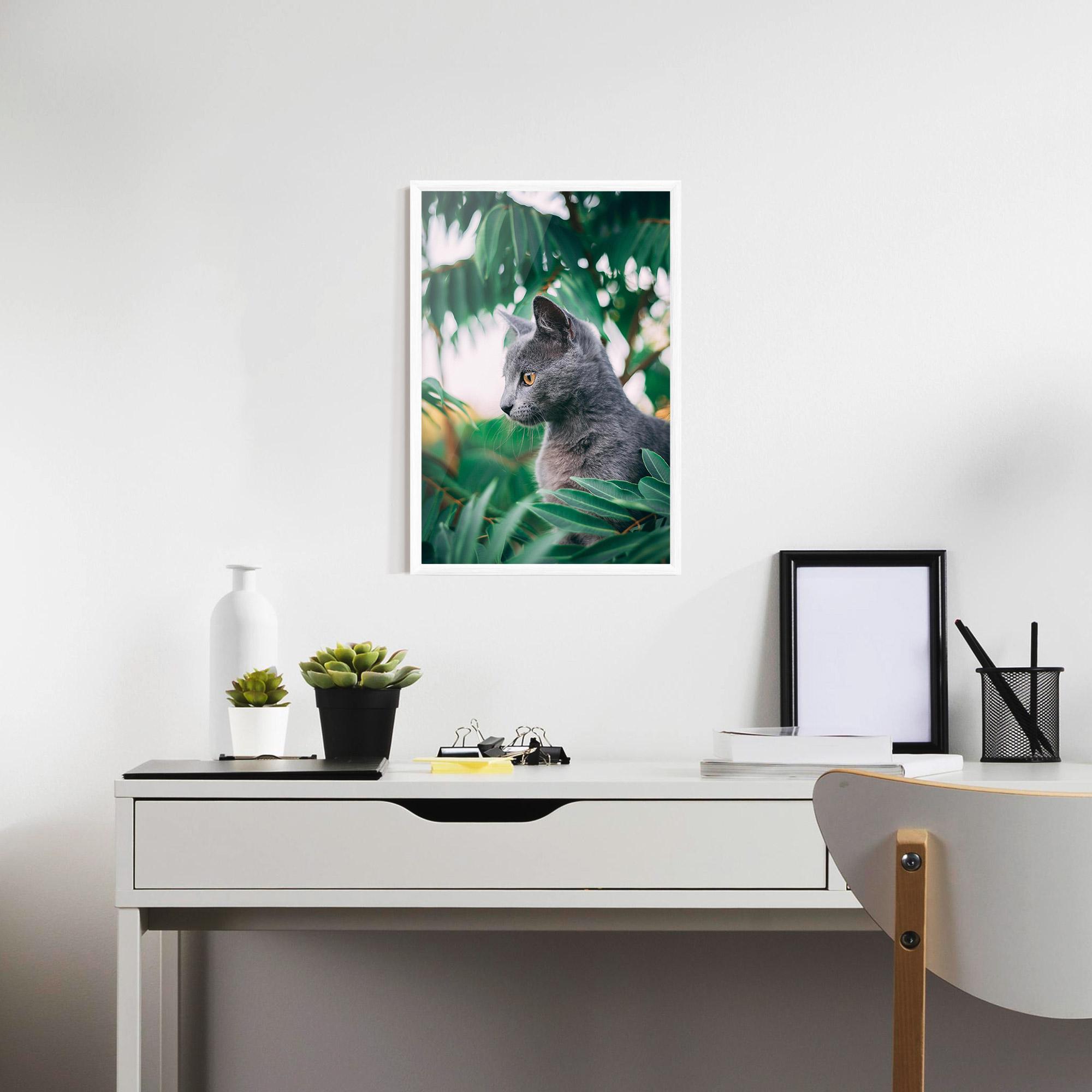 Gerahmte Poster Cat Tree mockup 7