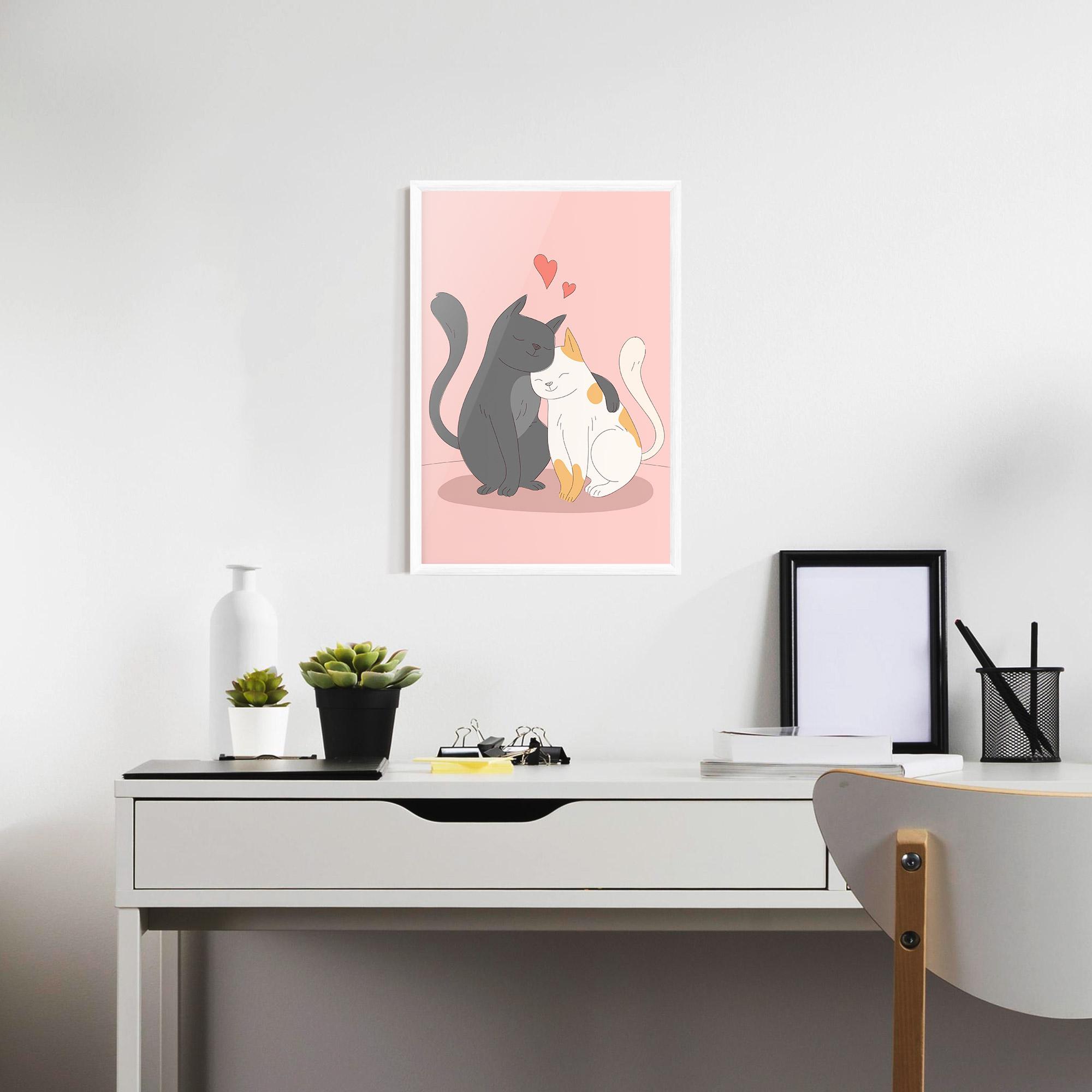 Gerahmte Poster Lover Cats mockup 7