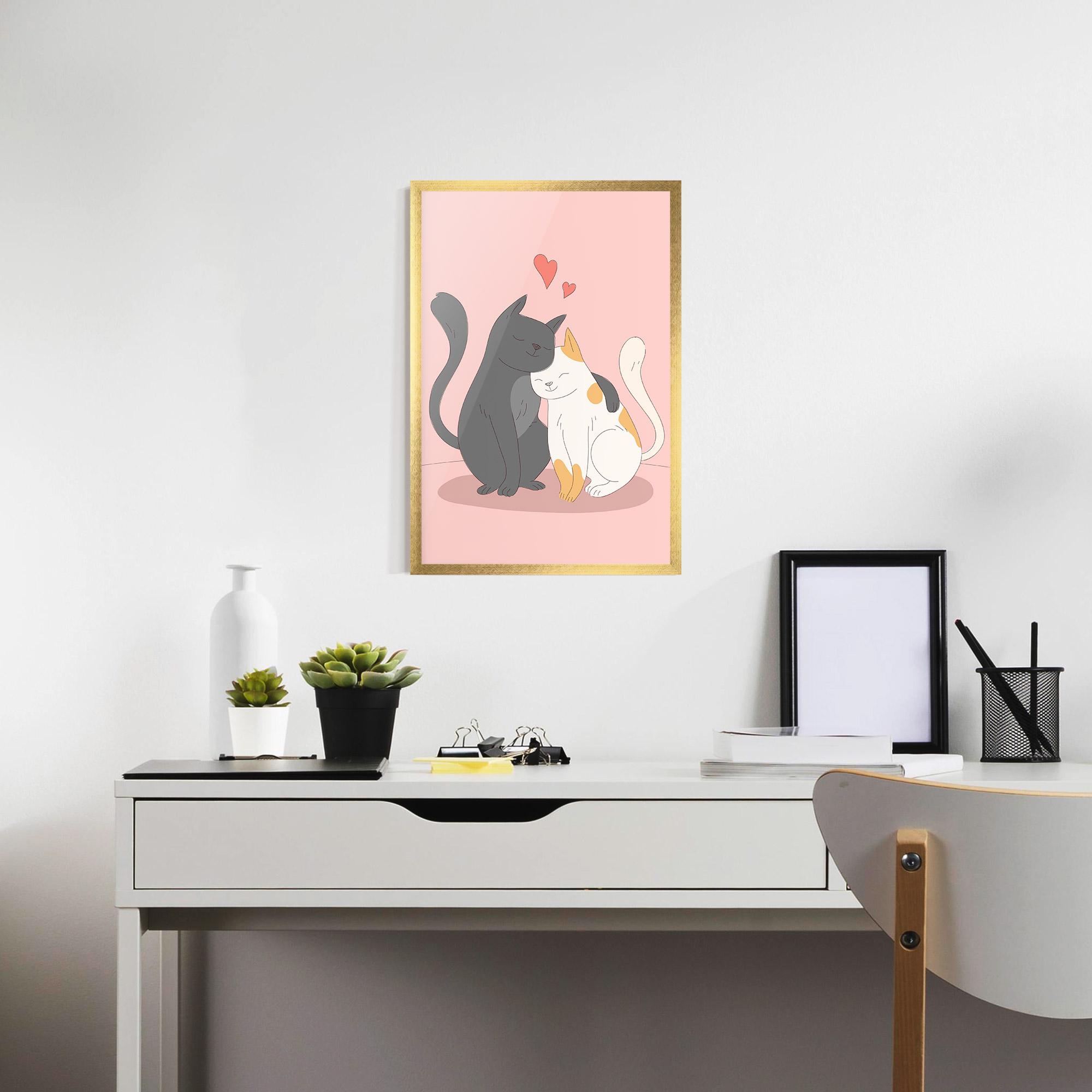 Gerahmte Poster Lover Cats mockup 7