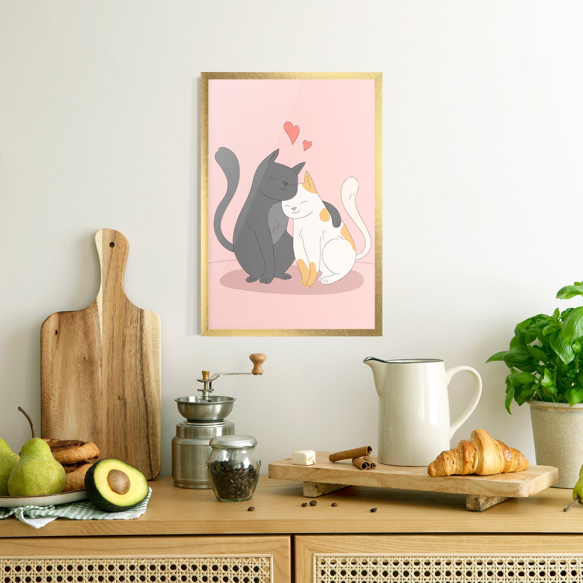Gerahmte Poster Lover Cats mockup 8