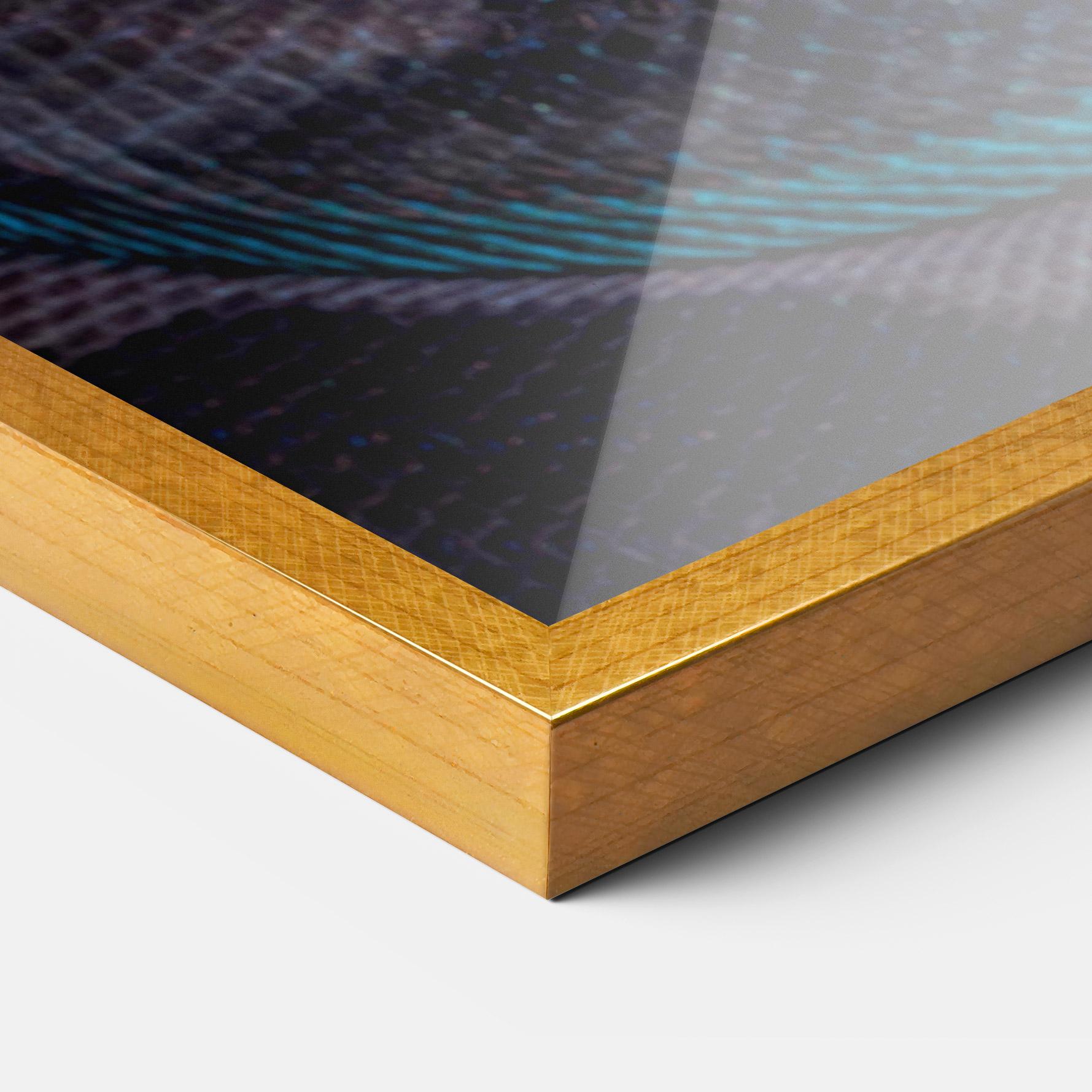 Gerahmte Poster Vibrant Snake mockup 3