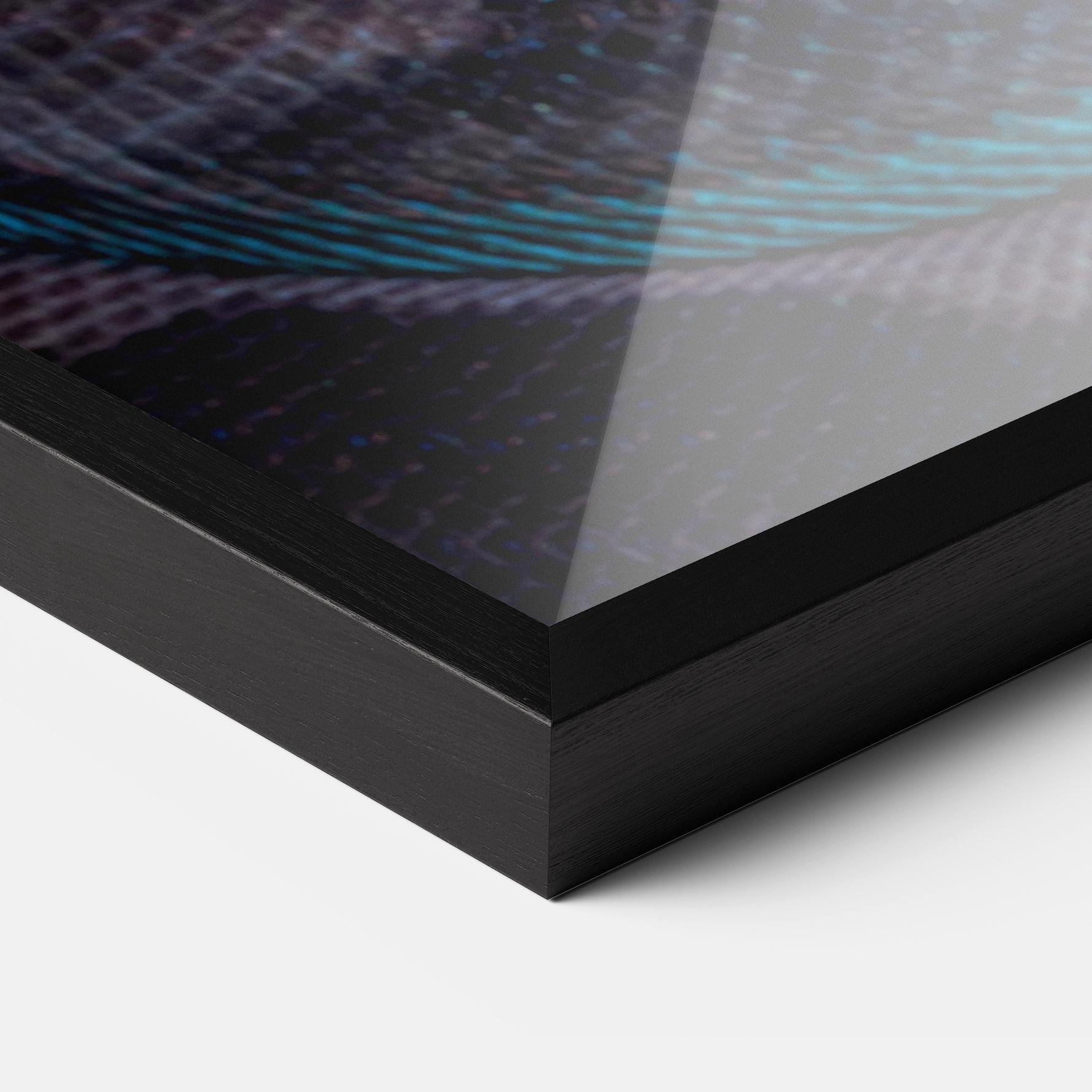 Gerahmte Poster Vibrant Snake mockup 3