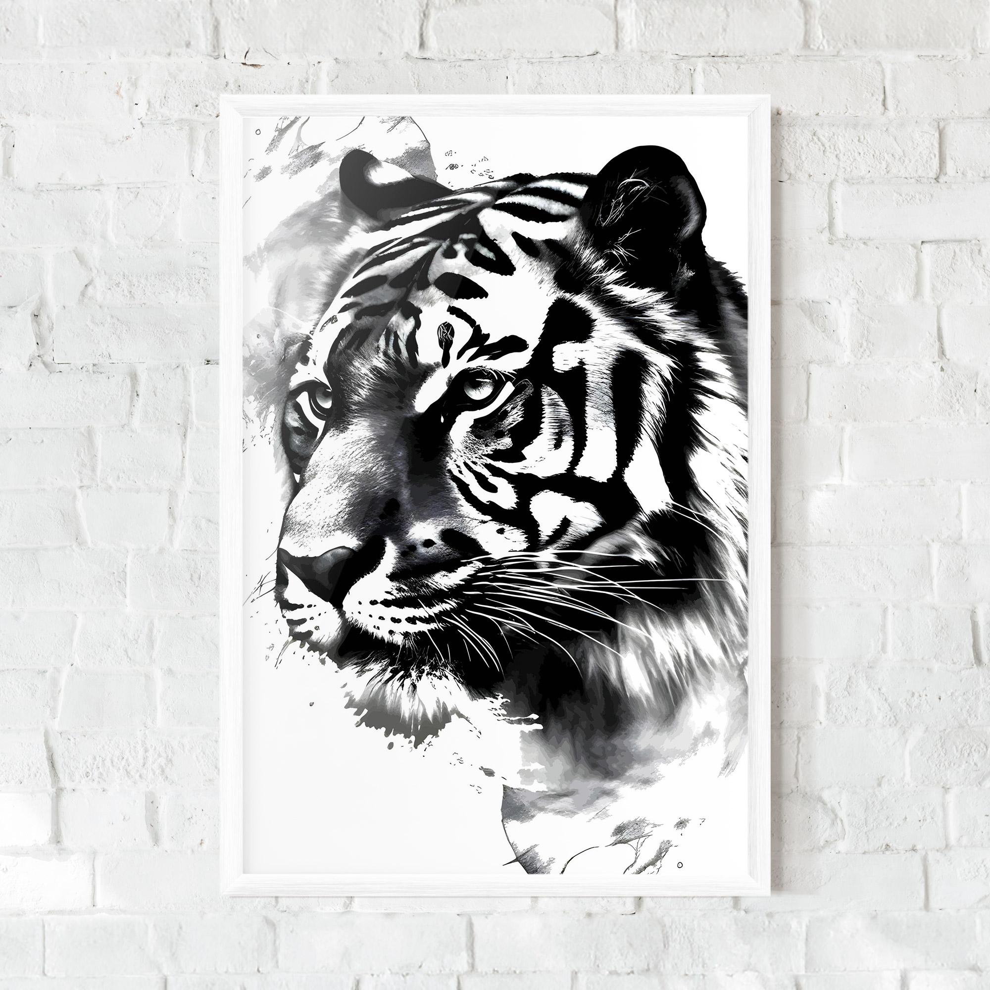Gerahmte Poster Wonderful Tiger mockup 0