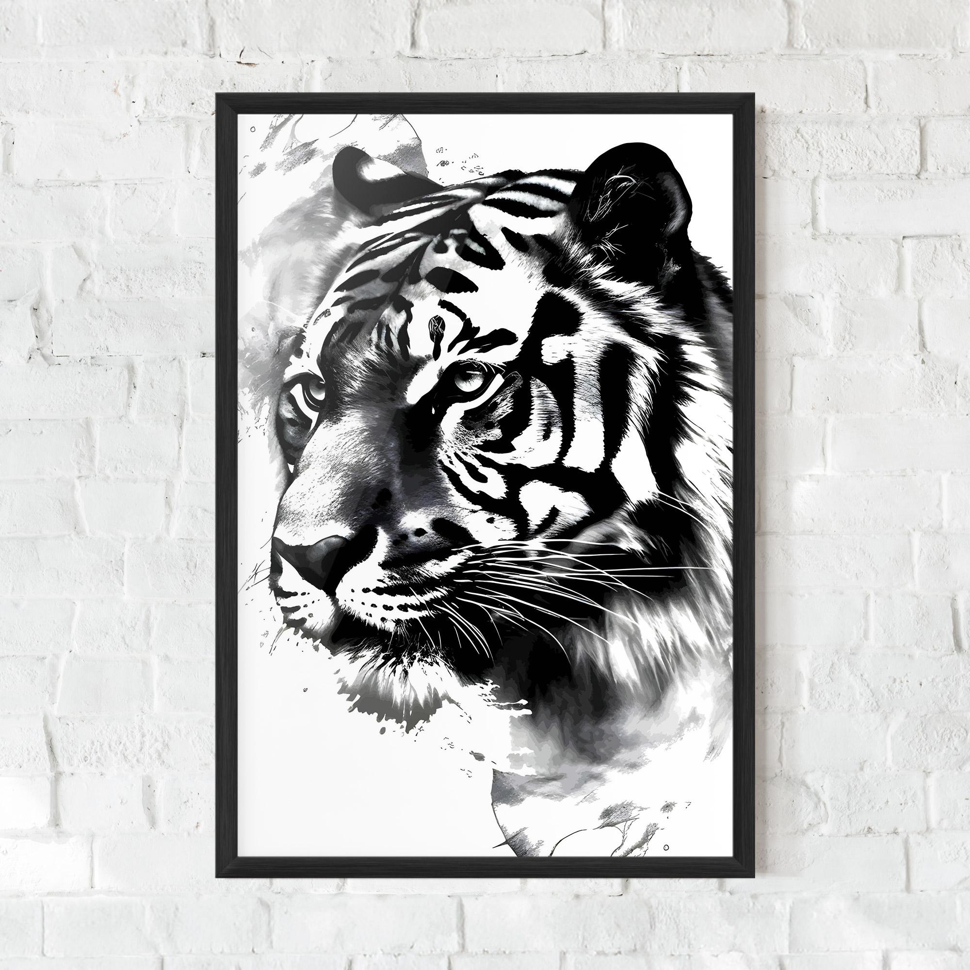Gerahmte Poster Wonderful Tiger mockup 0