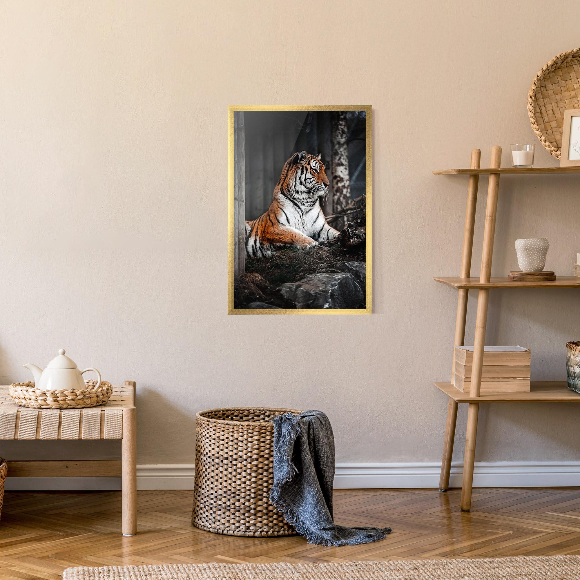 Gerahmte Poster Forest Tiger mockup 9
