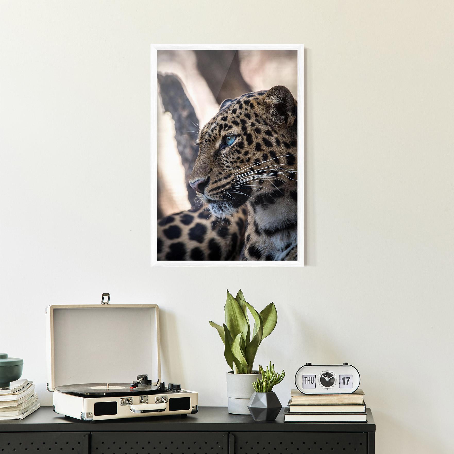 Gerahmte Poster Blue Tiger mockup 2