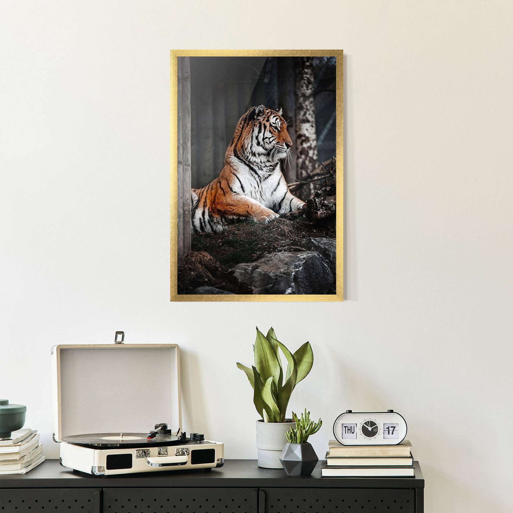 Gerahmte Poster Forest Tiger mockup 2