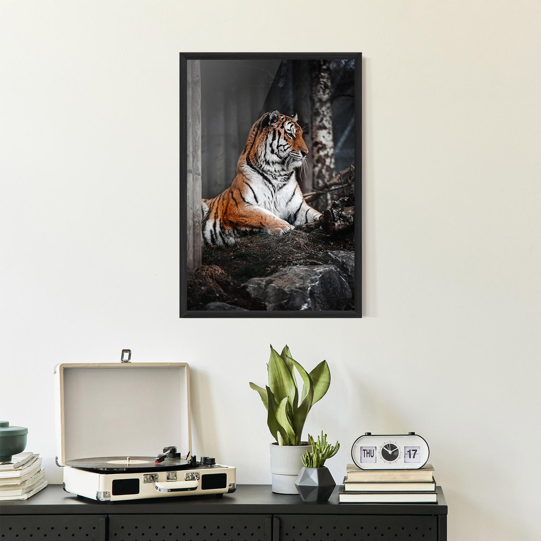 Gerahmte Poster Forest Tiger mockup 2