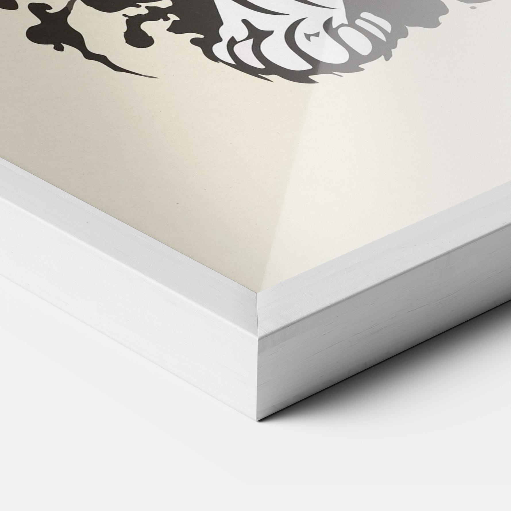 Gerahmte Poster Asiatic Tiger mockup 3