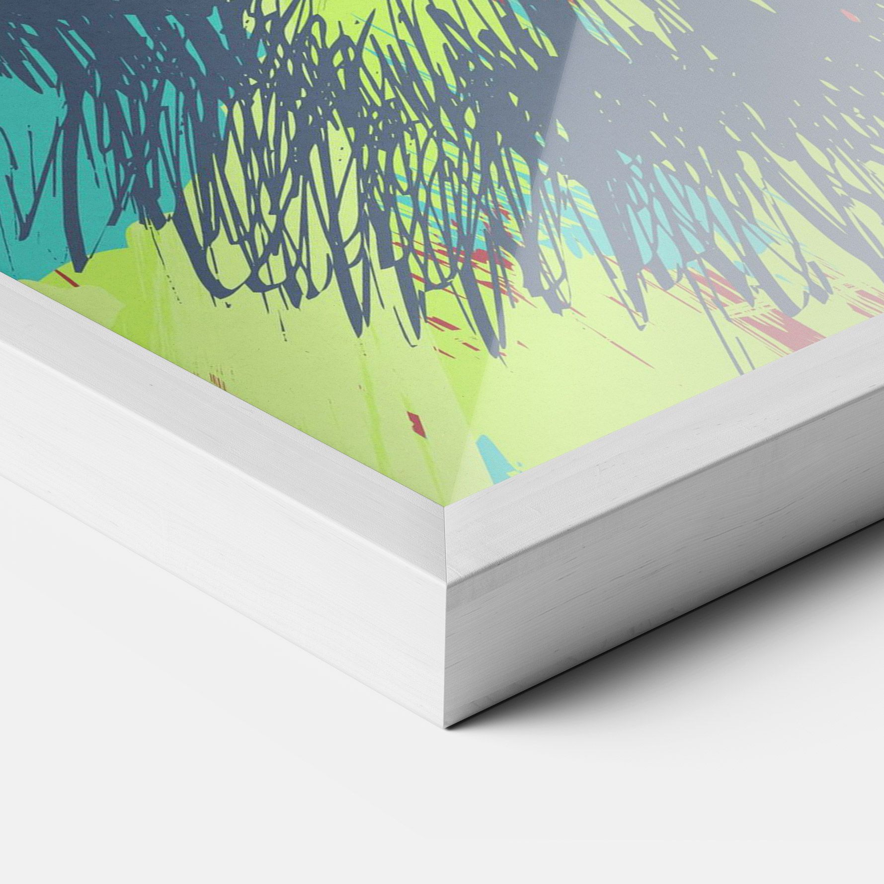 Blue Green Tiger mockup 3