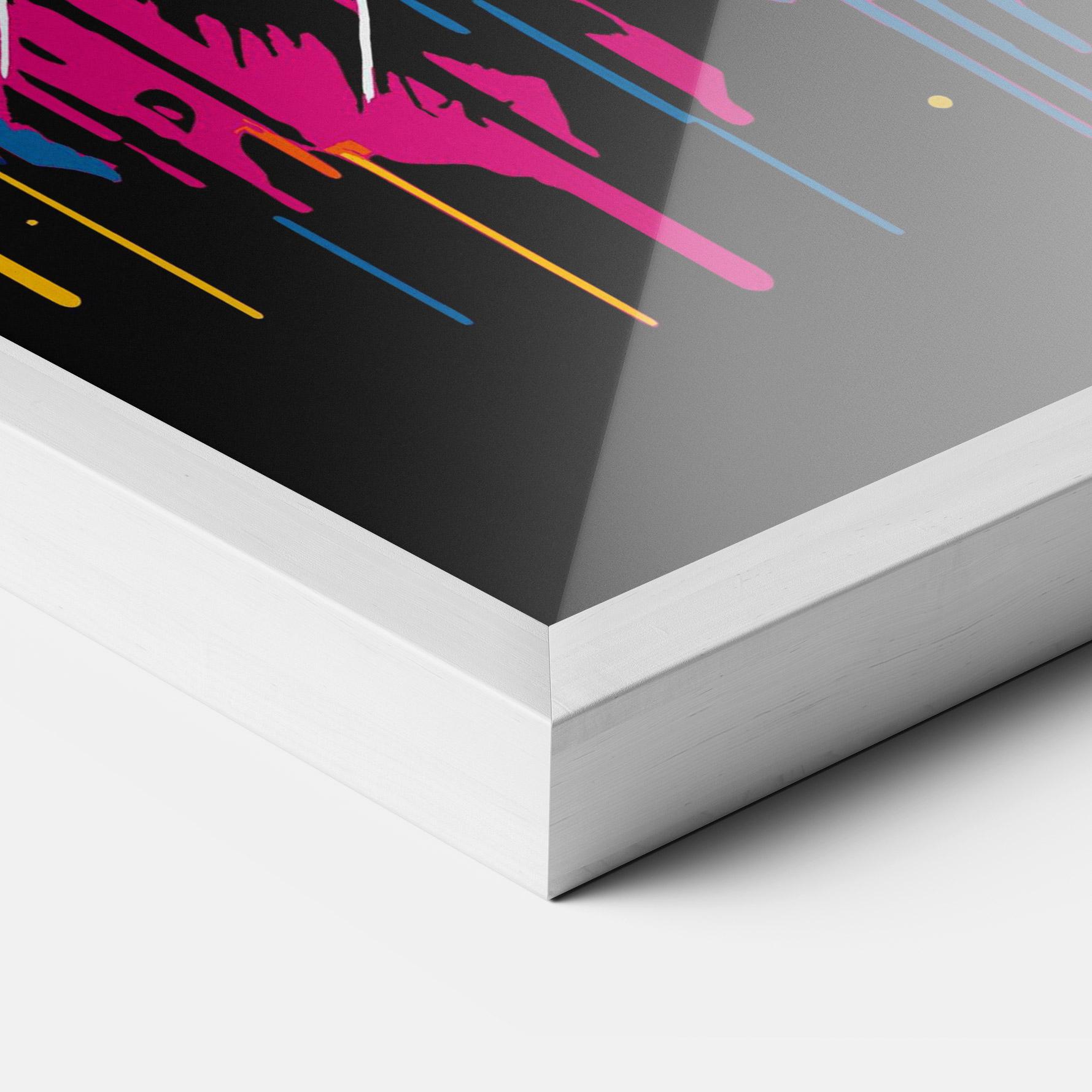 Gerahmte Poster Cool Tiger mockup 3