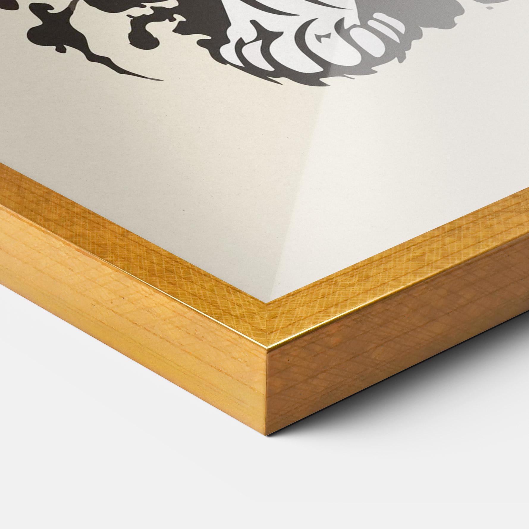 Gerahmte Poster Asiatic Tiger mockup 3