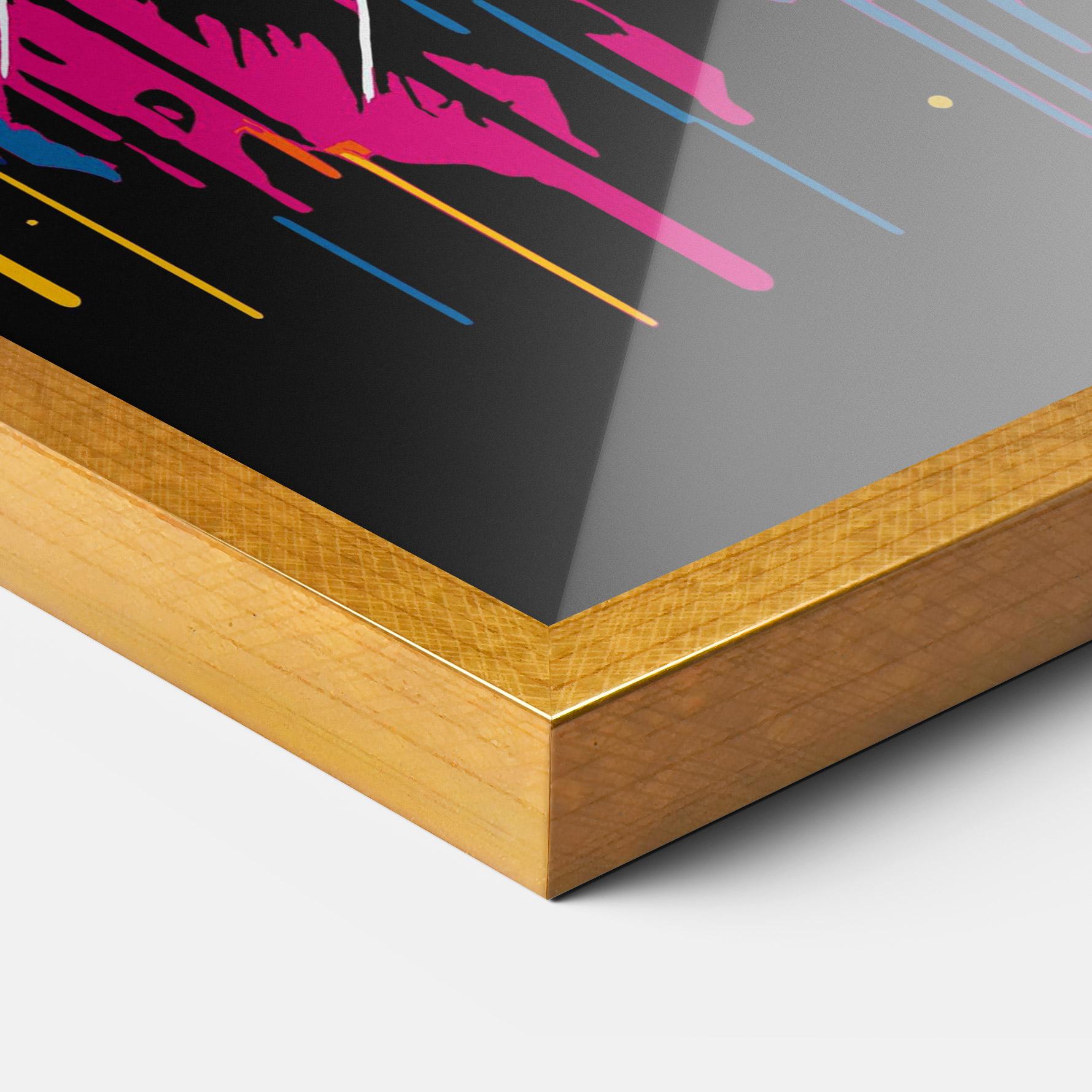 Gerahmte Poster Cool Tiger mockup 3