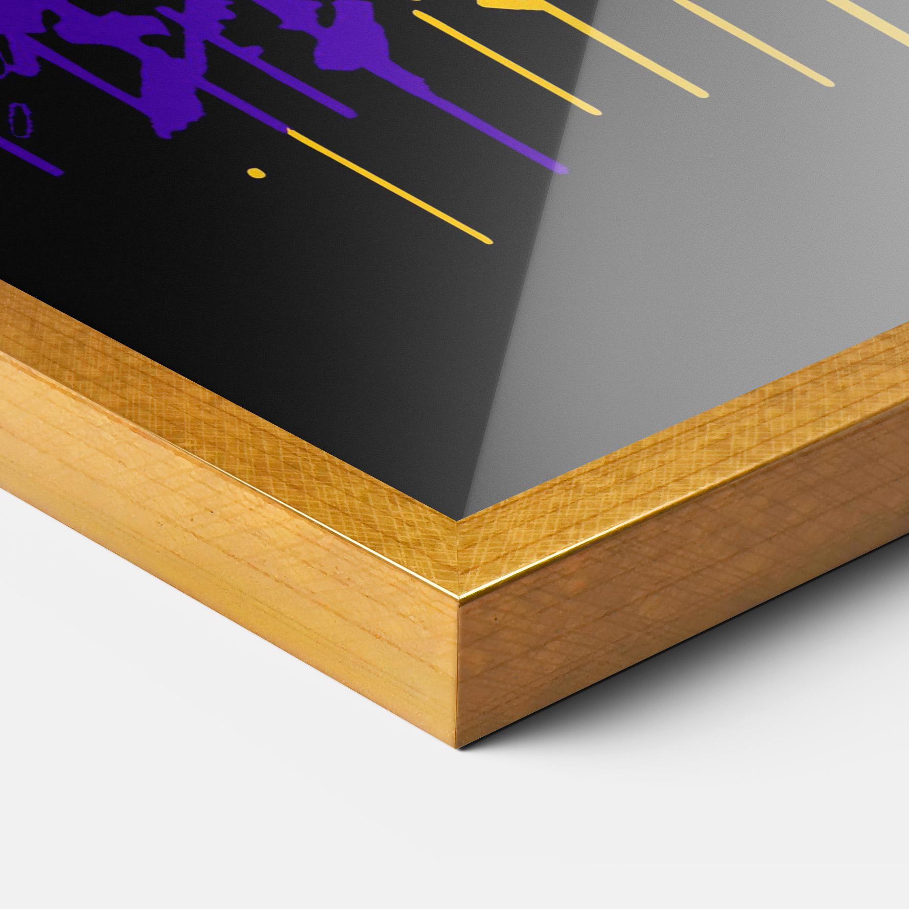 Gerahmte Poster Glasses Tiger mockup 3