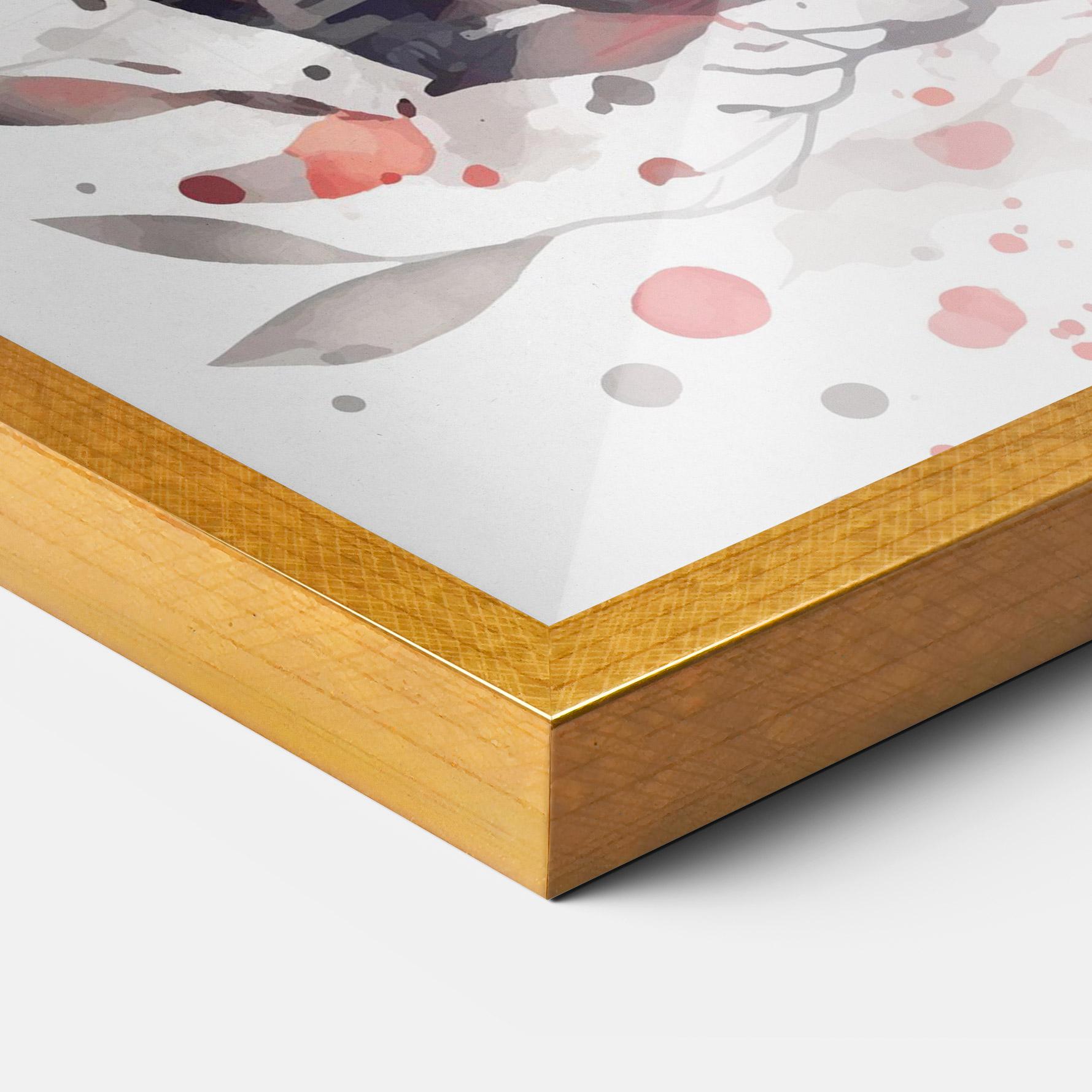 Gerahmte Poster Red Tiger mockup 3